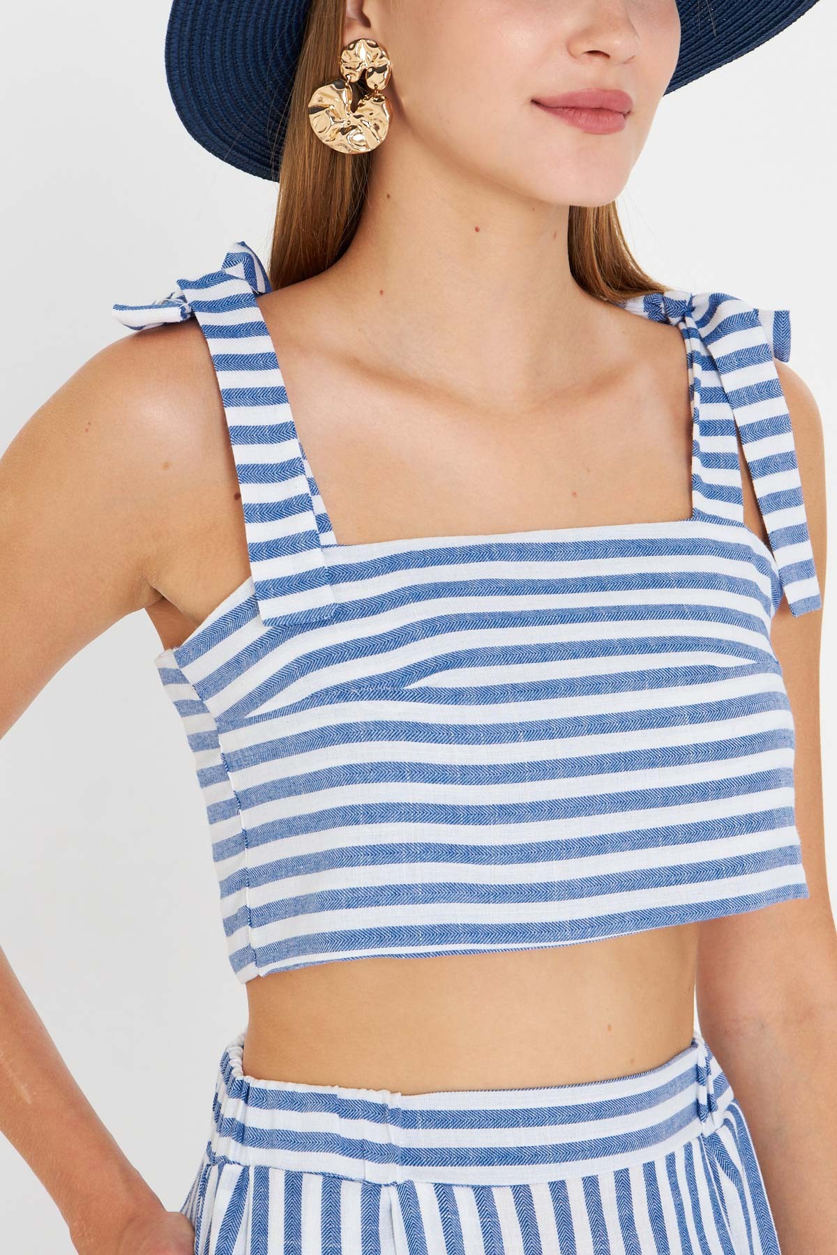 Kadın Mavi Büstiyer Etek İkili Takım ARM-25Y001092