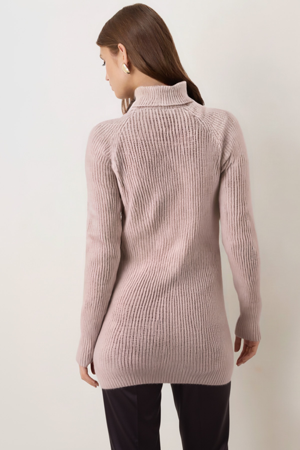 Kadın Taş Balıkçı Yaka Selanik Örgü Triko Kazak ARM-26K136017