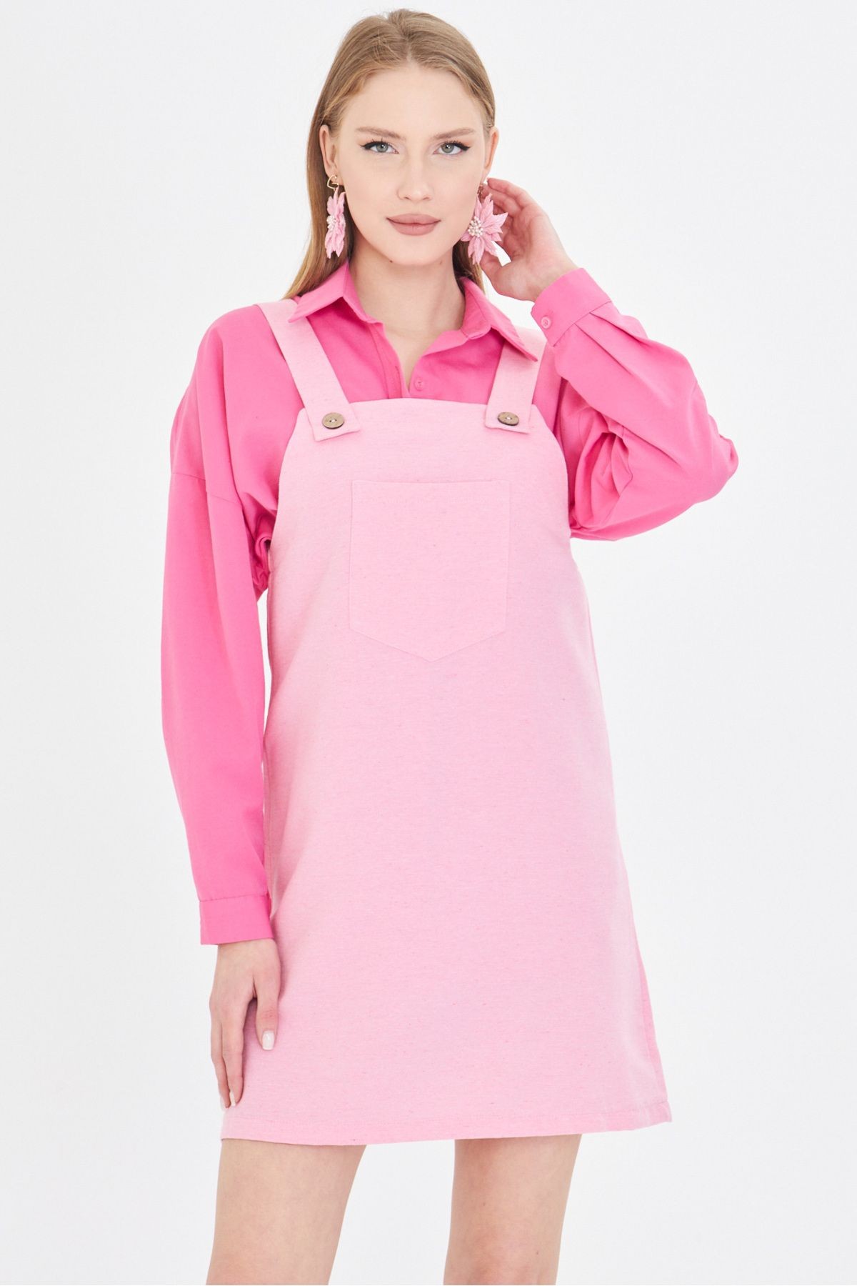Kadın Pembe Cepli Jile ARM-25Y001034