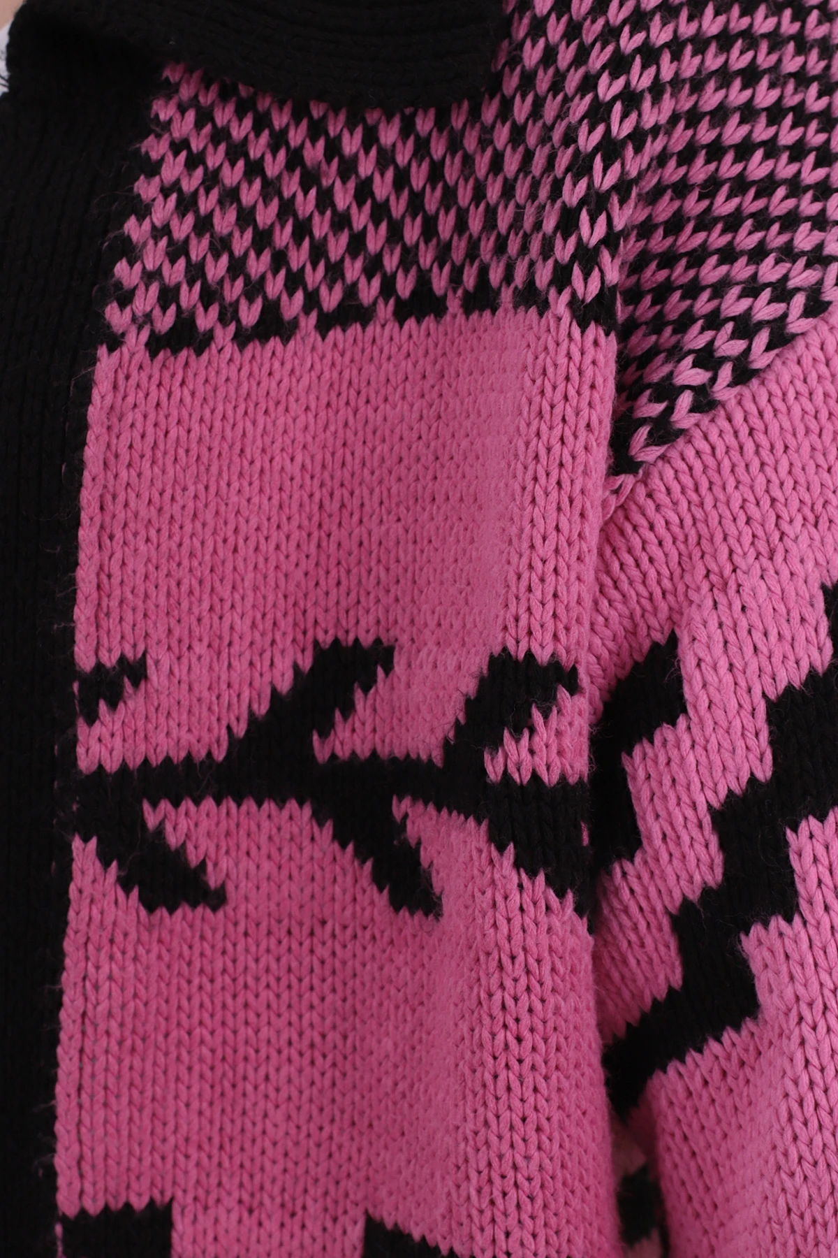 Kadın Lila Desenli Triko Hırka ARM-26K136076