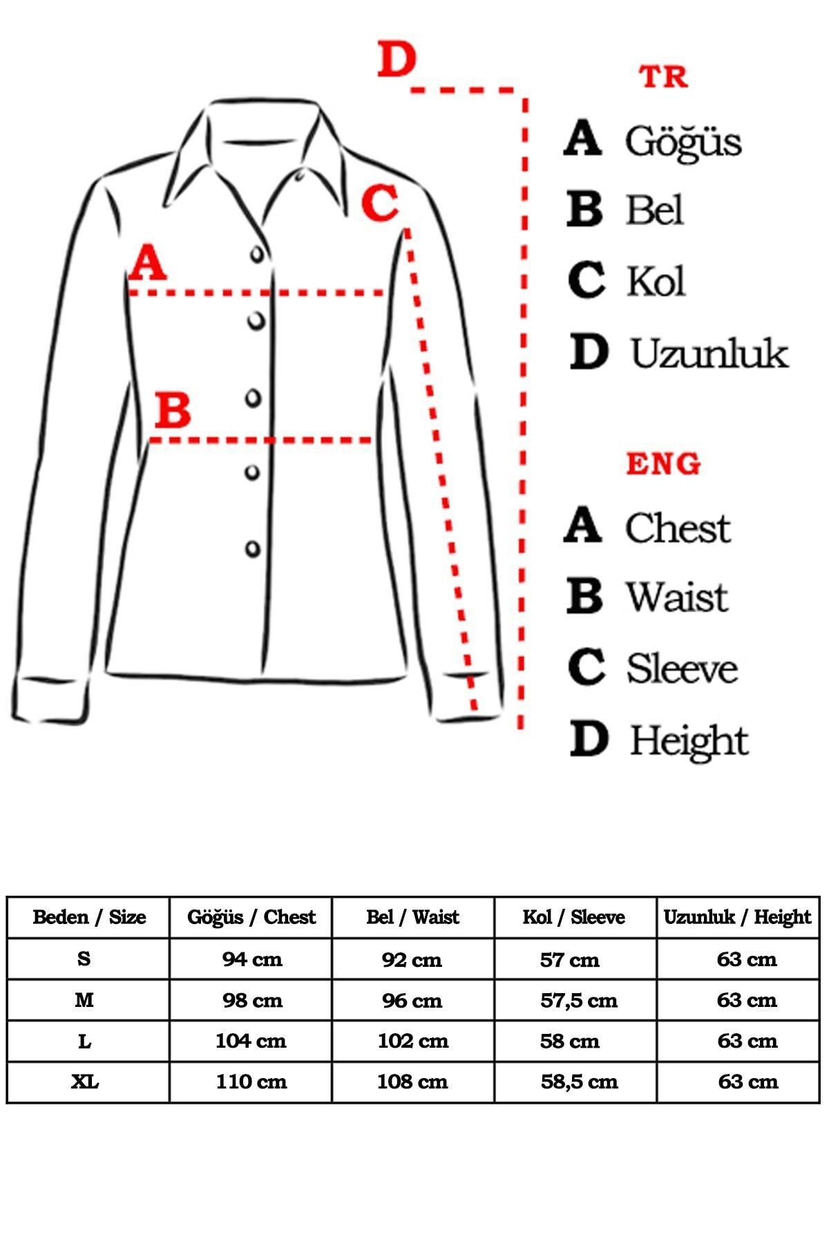 Kadın Beyaz Kolları Tül Gömlek ARM-20K001068