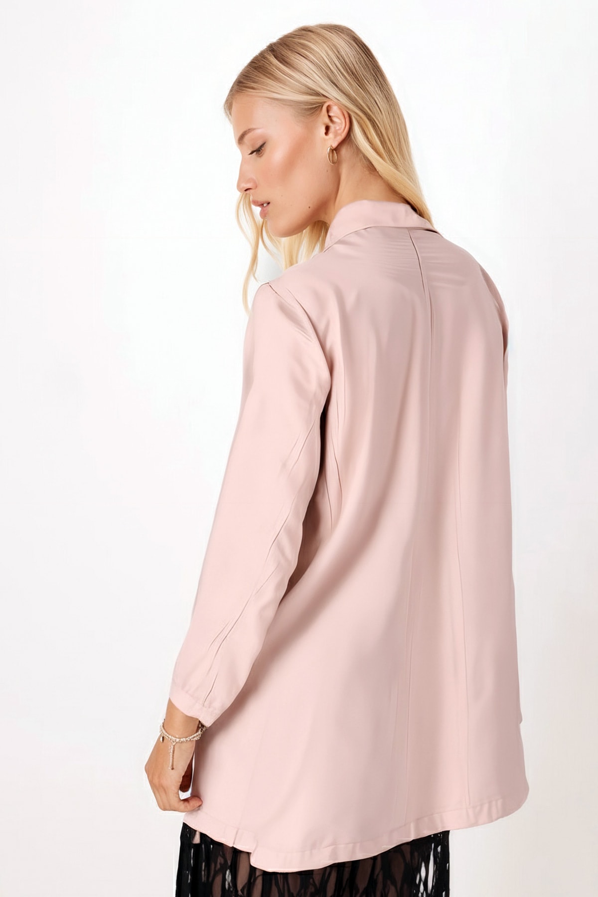 Kadın Vizon Cepli Oversize Ceket ARM-26K001005