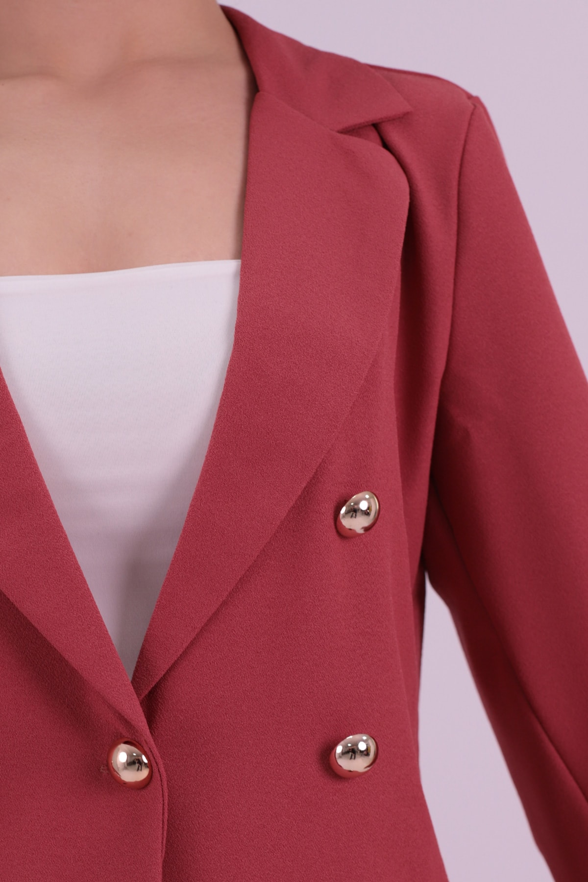 Kadın Mercan Düğmeli Ceket ARM-20K001151