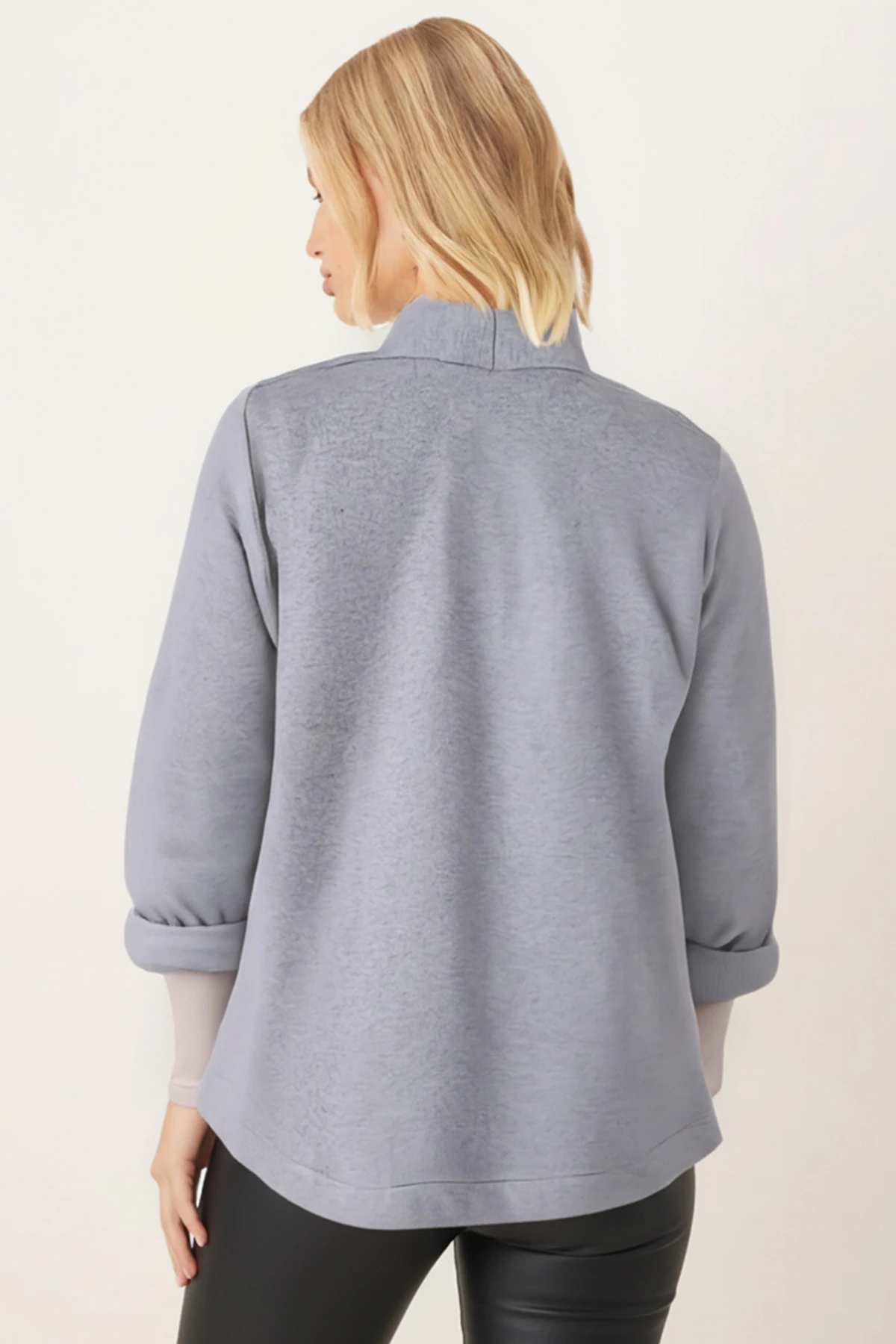 Kadın Gri Duble Kol Ceket ARM-26K001054