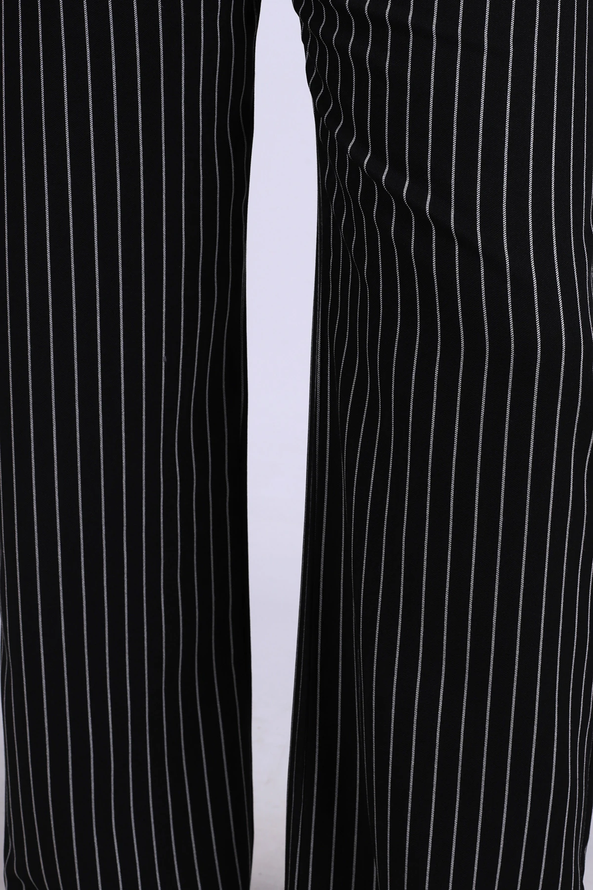 Kadın Siyah Bol Paça Kumaş Pantolon ARM-26K001053