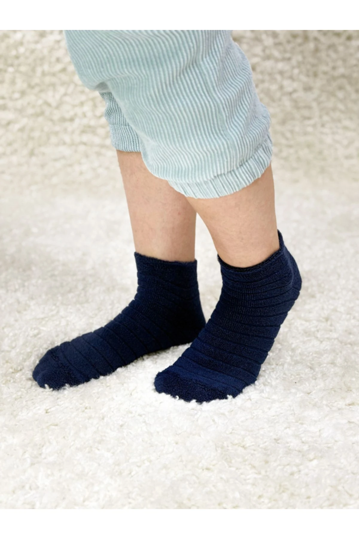Kadın Ters Havlu Kalın Patik Çorap ARM-24K132001