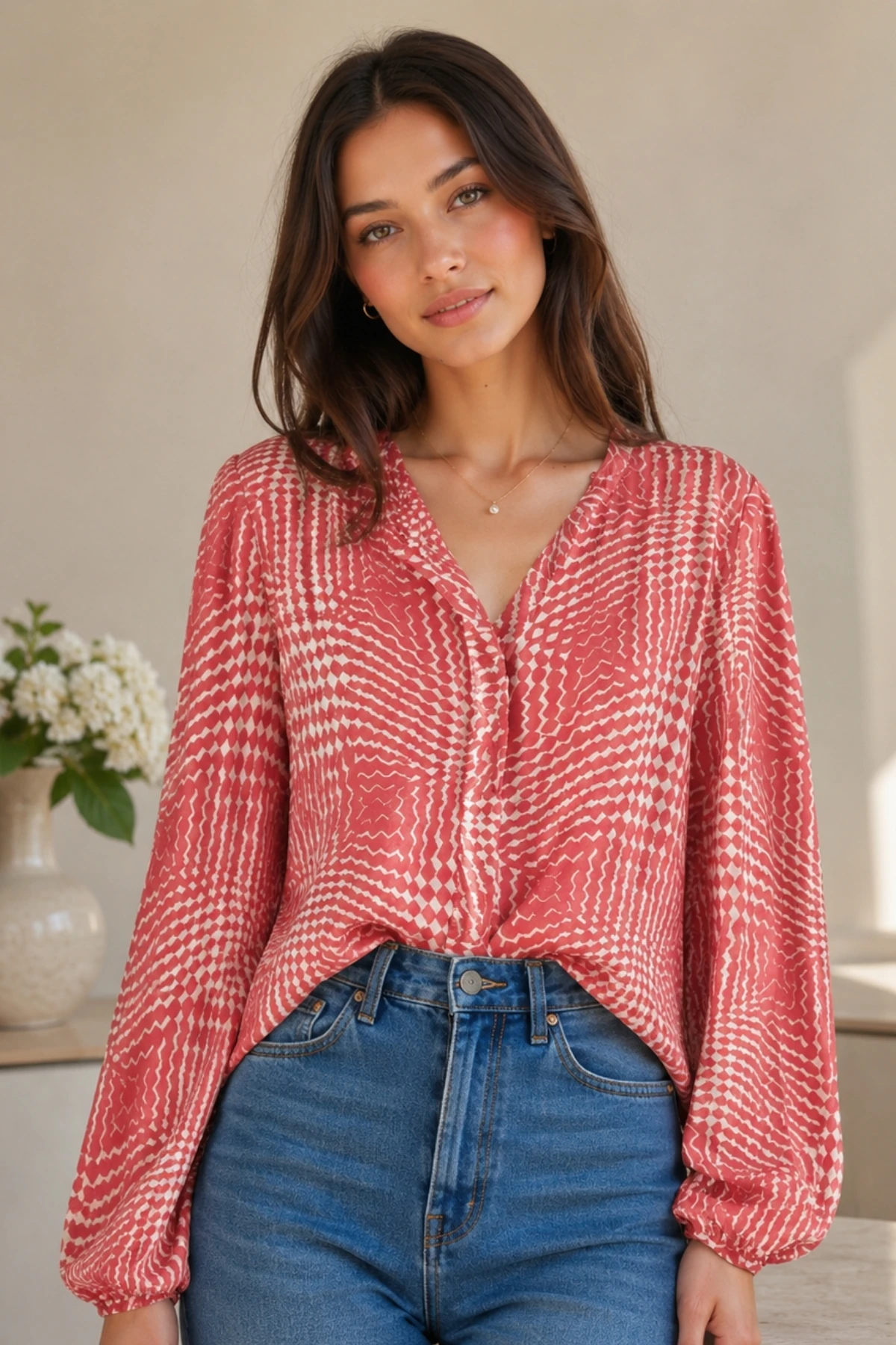 stil-diva-pembe-b-y-k-beden-v-yaka-uzun-kollu-nce-kuma-l-bluz-615739