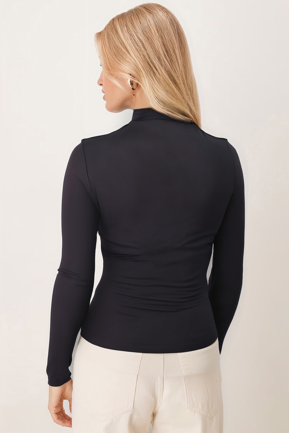 Kadın Füme Yarım Balıkçı Uzun Kol Body ARM-26K135004