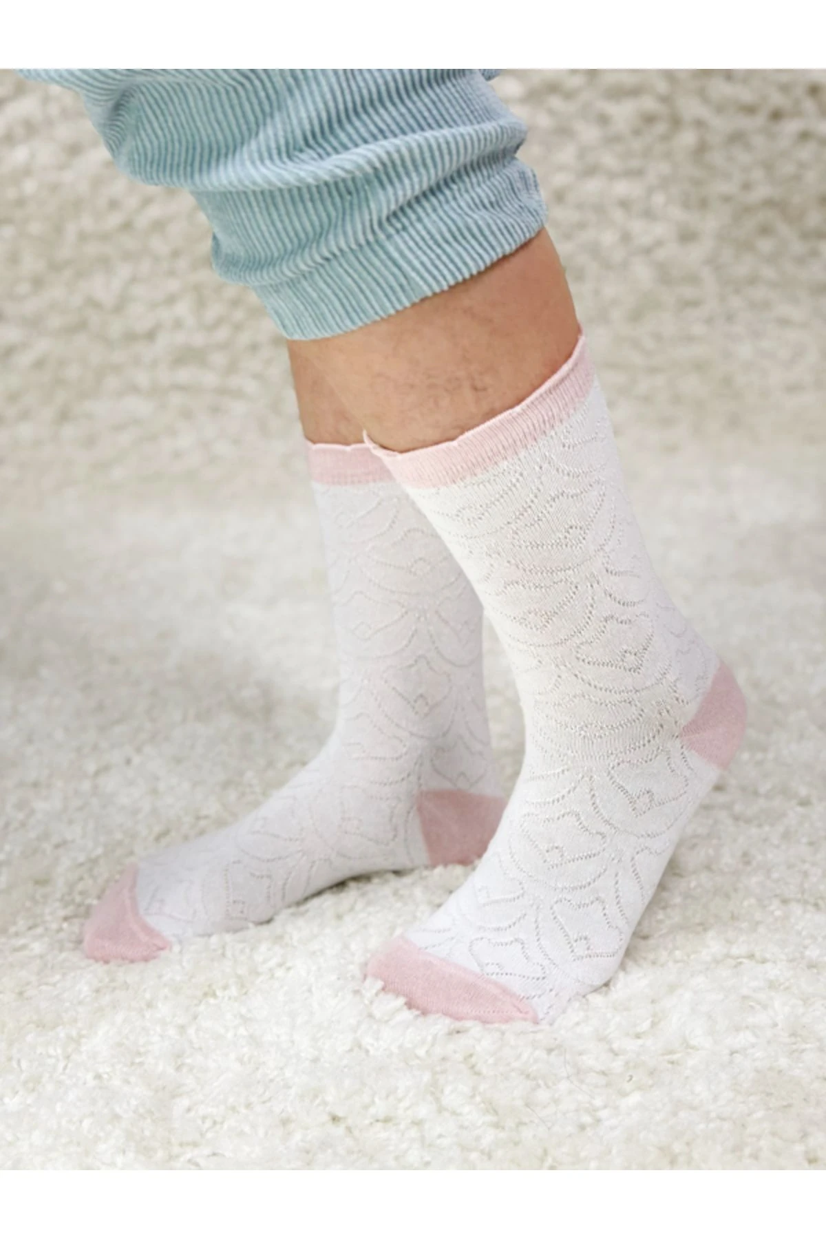 Kadın Desenli 5'Li Paket Uzun Parfümlü Çorap ARM-25K001063