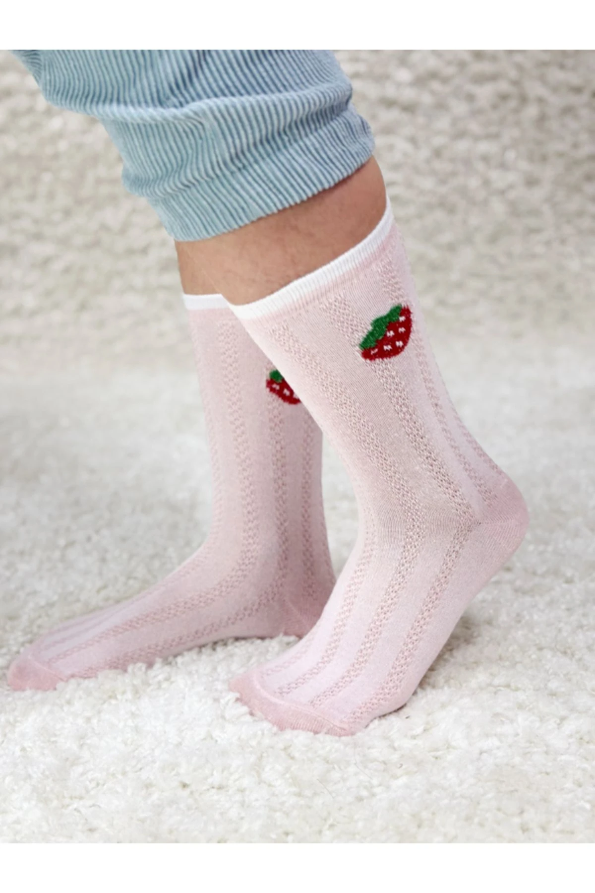 Kadın Desenli 5'Li Paket Uzun Parfümlü Çorap ARM-25K001063