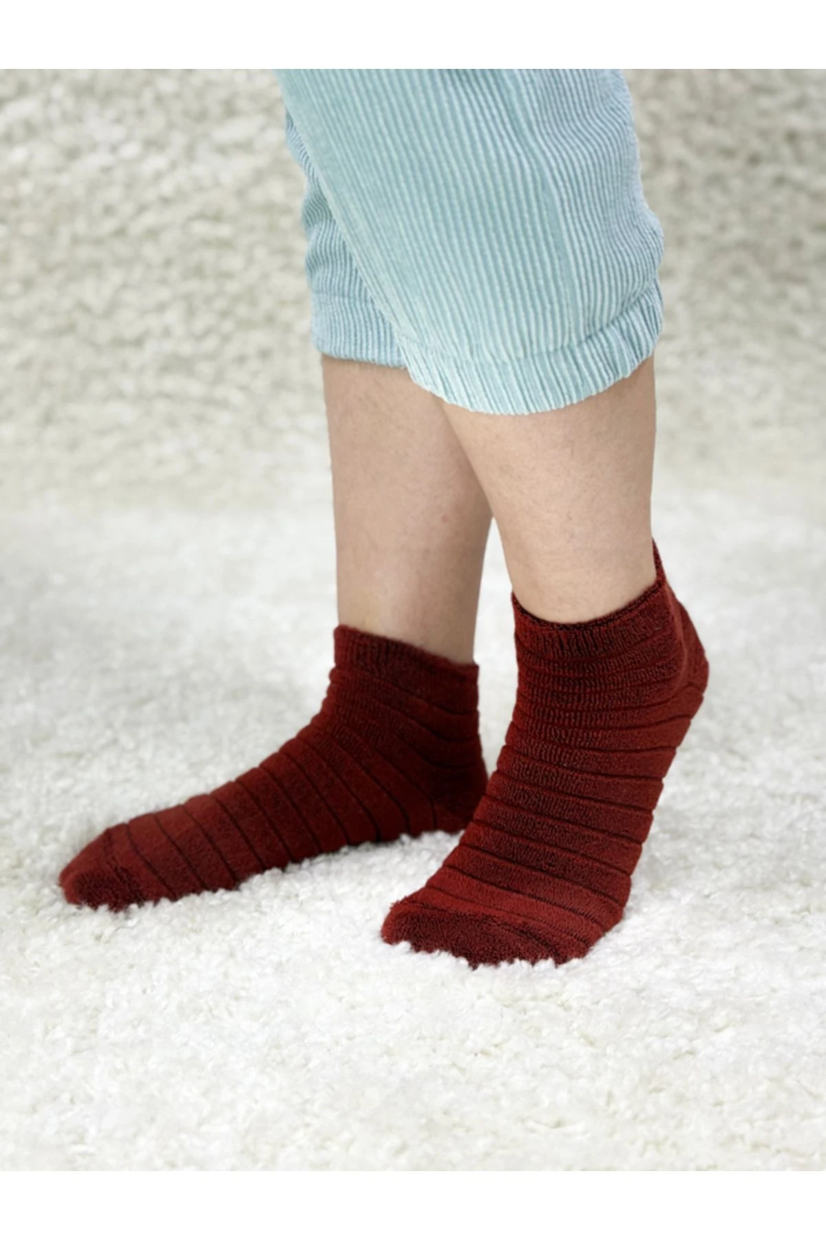 Kadın Ters Havlu Kalın Patik Çorap ARM-24K132001
