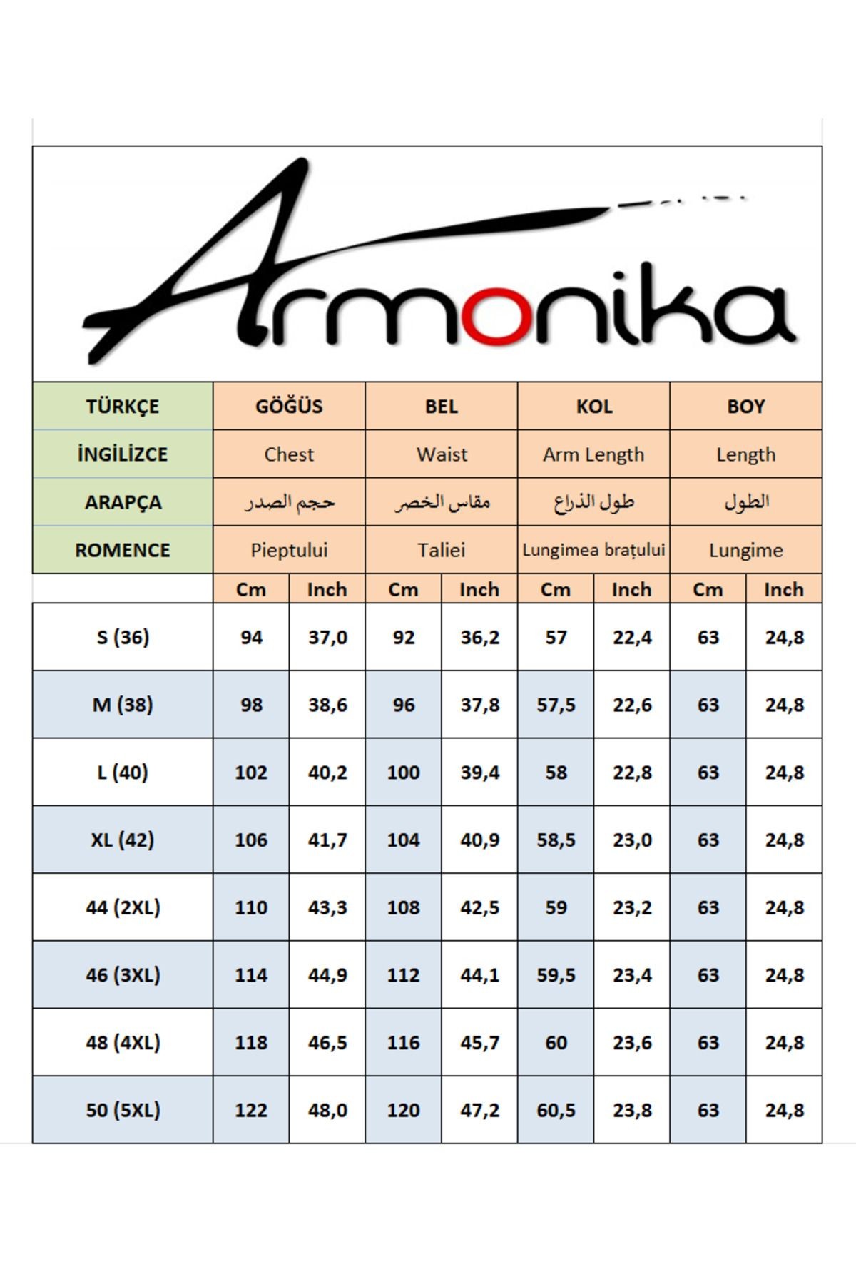 Kadın Vizon Çizgi Desen Uzun Kol Gömlek ARM-20Y001002