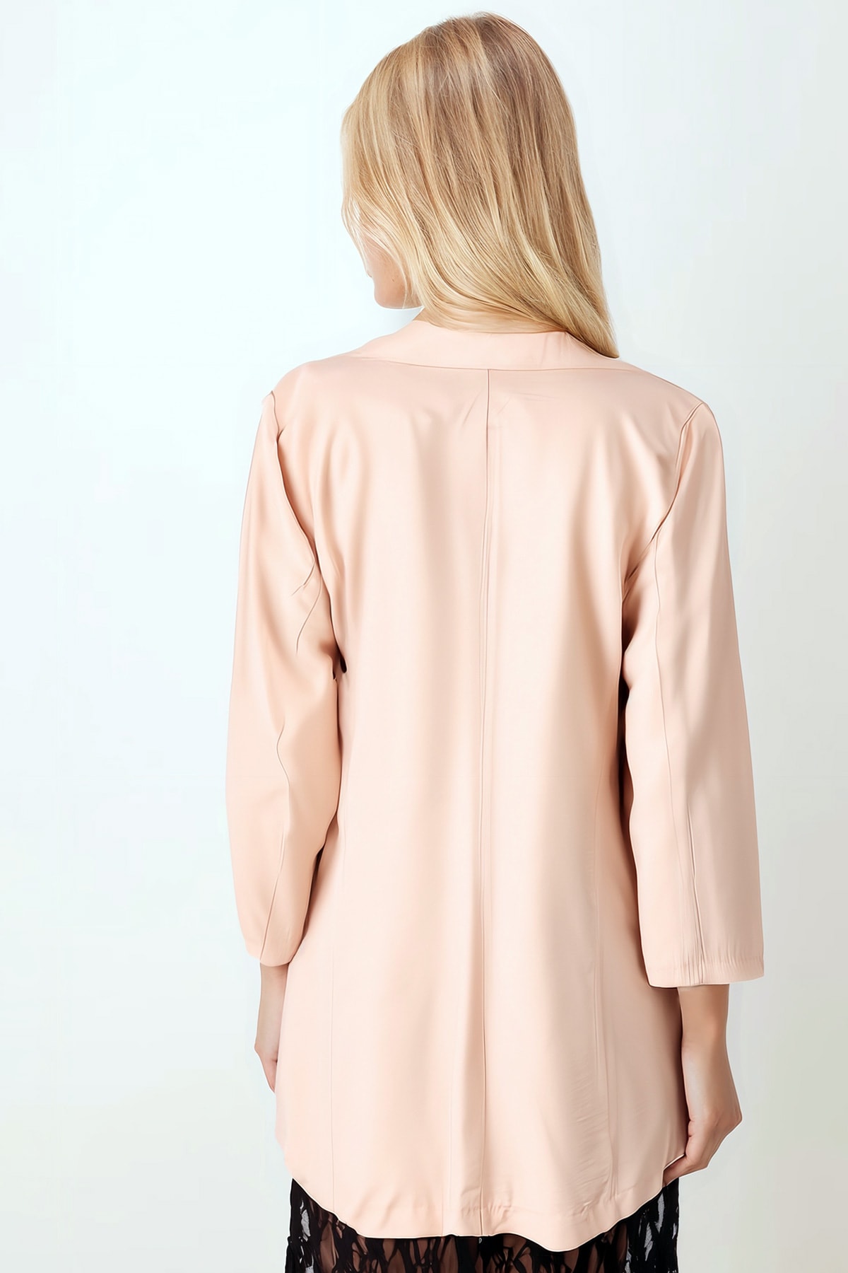 Kadın Bej Cepli Oversize Ceket ARM-26K001005