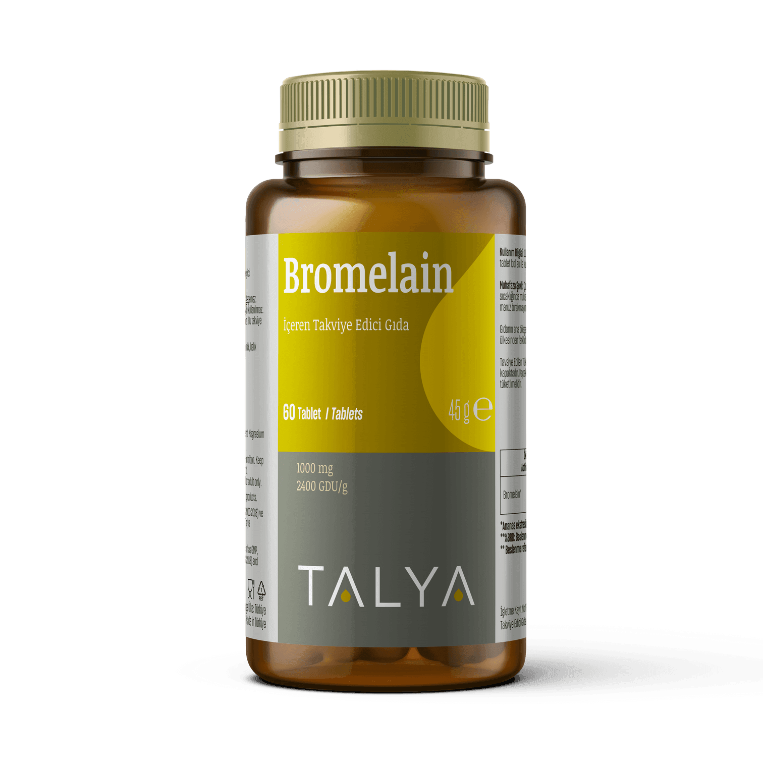 Talya Bromelain Içeren Takviye Edici Gıda