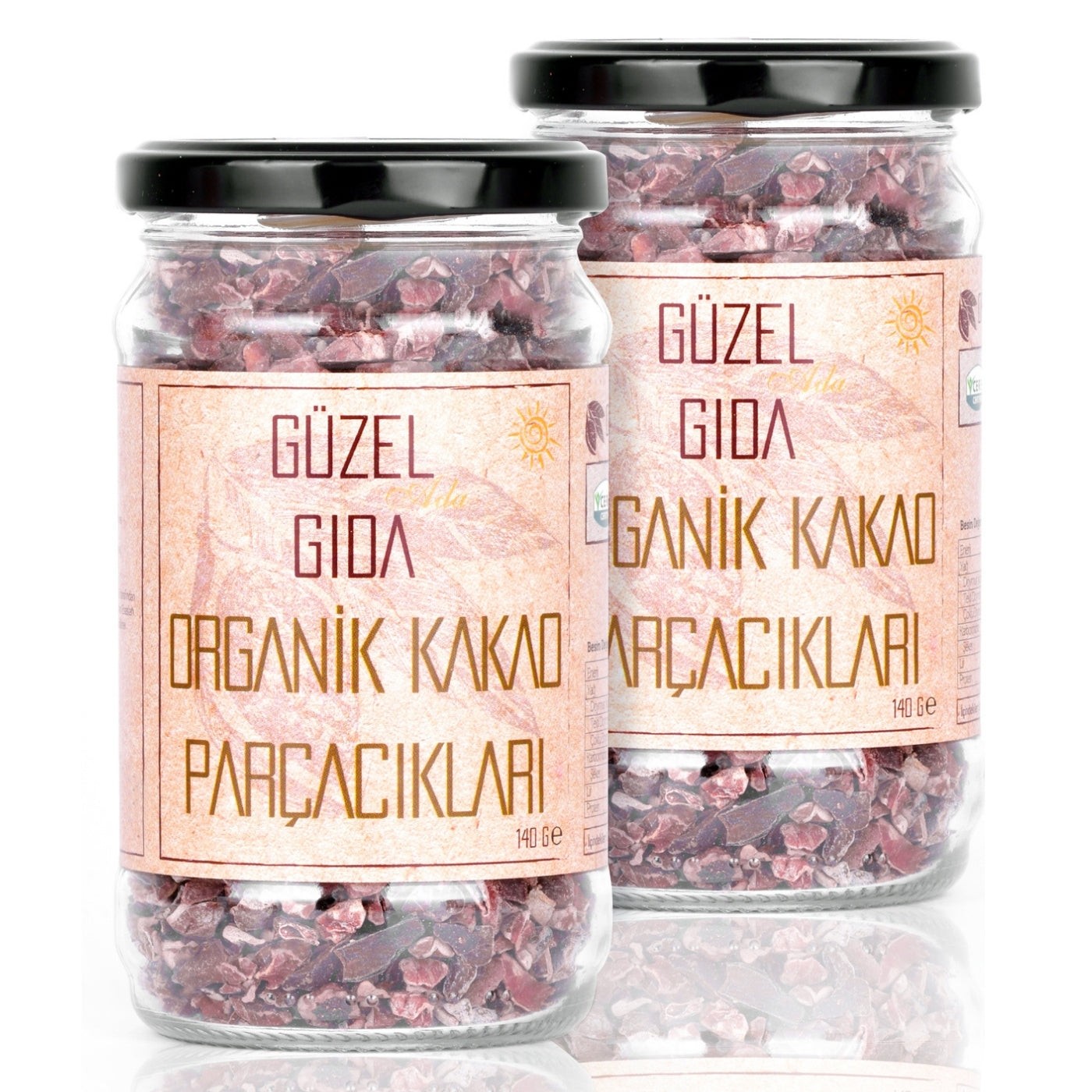 Güzel Ada Gıda Organik Ham Kakao Parçacıkları 2X140 gr