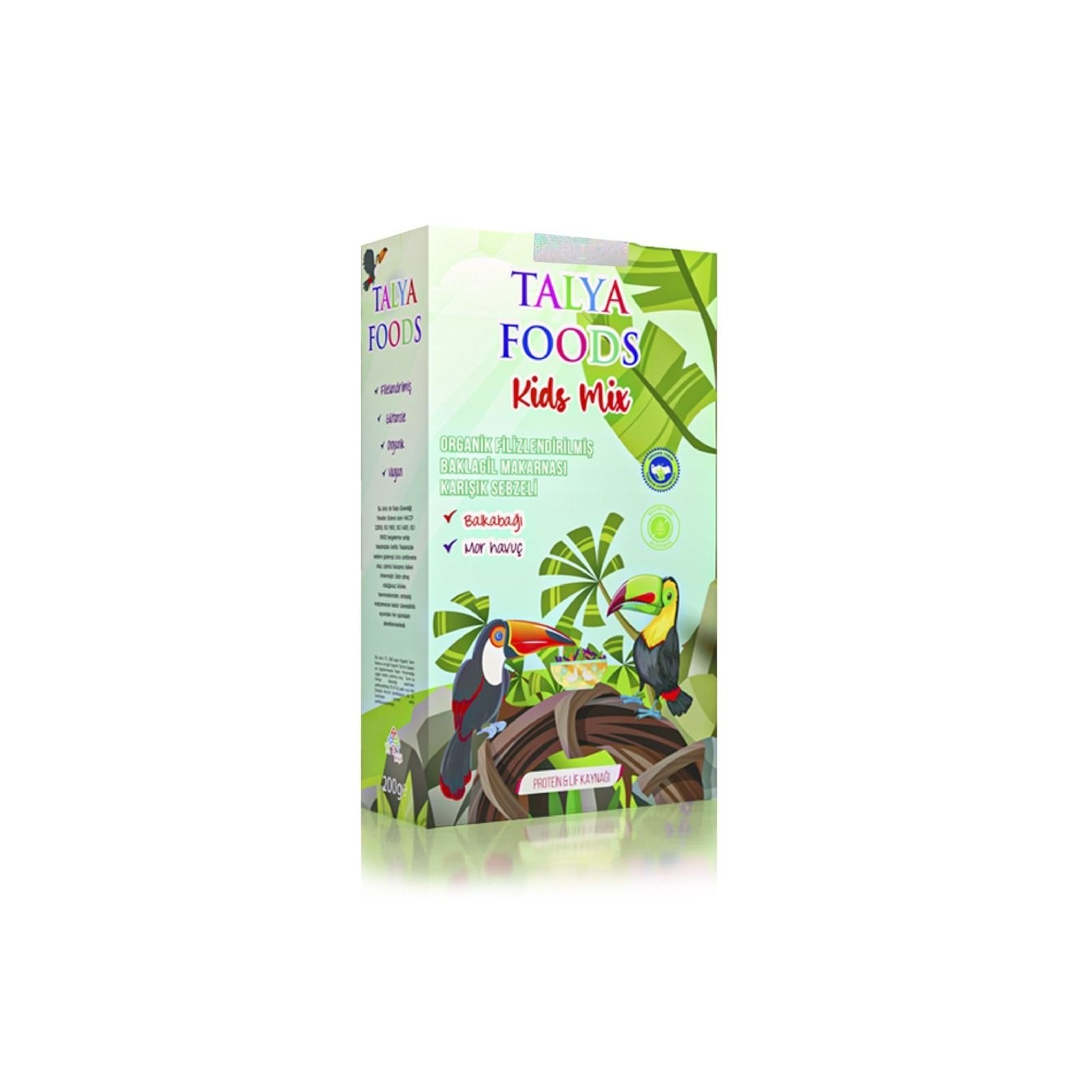Talya Foods Glutensiz Vegan Kids Serisi Tucan 200 gr