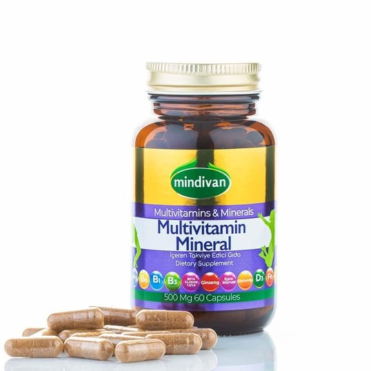 Mindivan Multivitamin Mineral 60 Kapsül