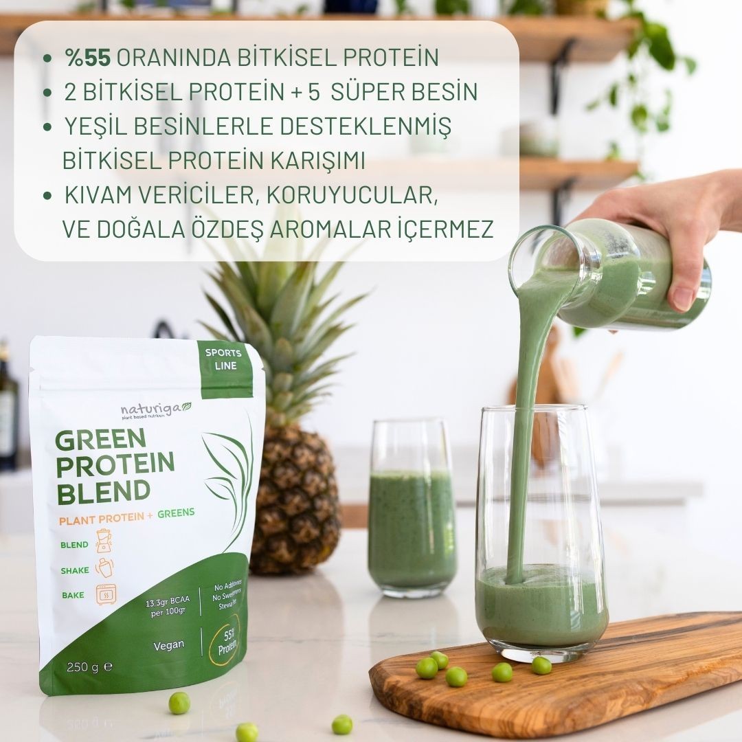Naturiga Yeşil Protein Karışımı (Green Blend) 250 gr