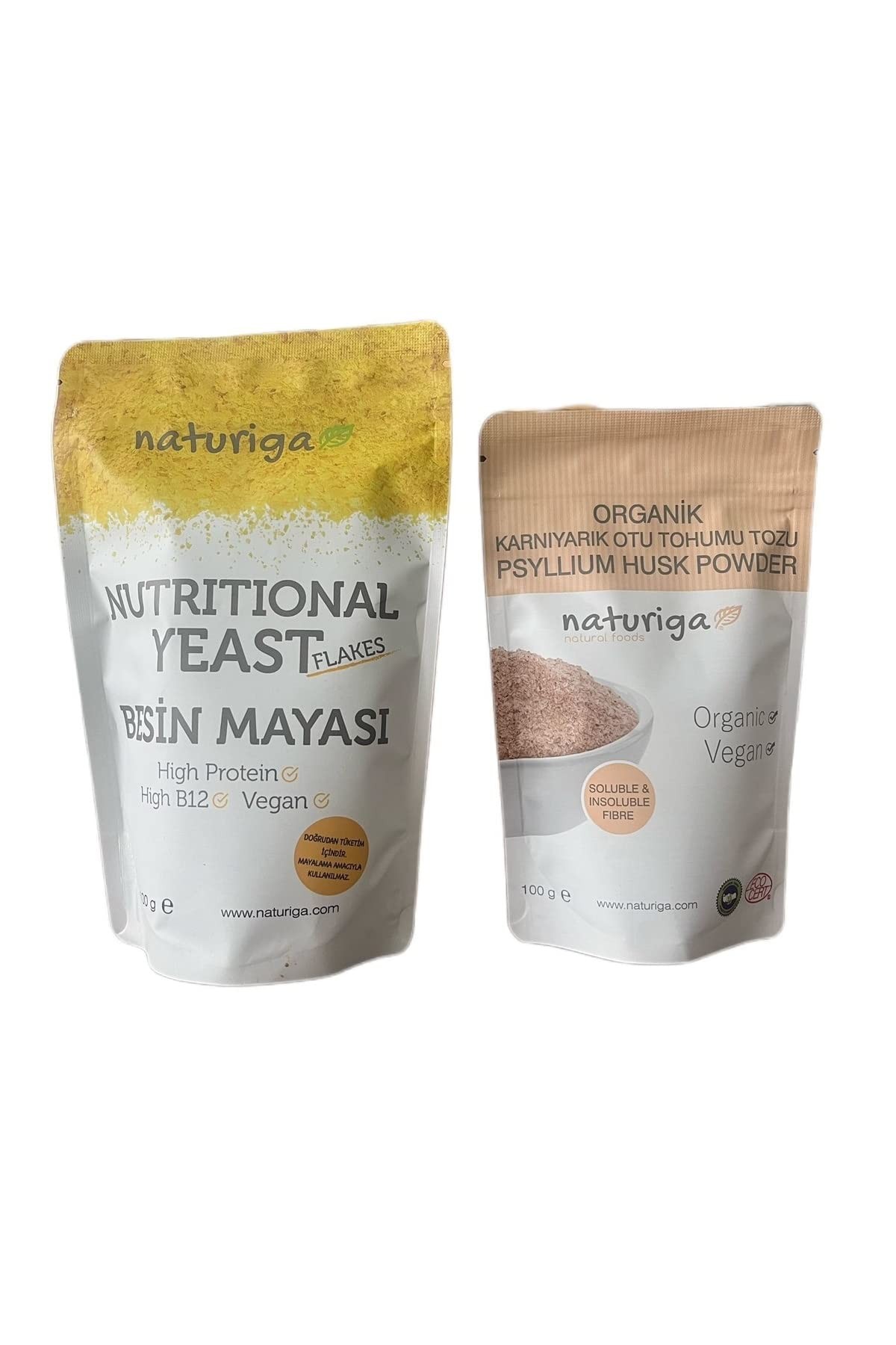 Naturiga Besin Mayası Ve Karnıyarık Otu Tohumu Tozu 2 Li Set