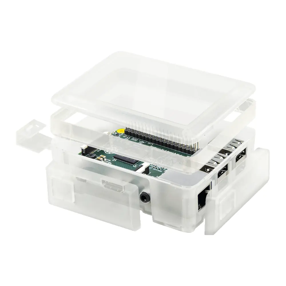 Raspberry Pi 2 ve 3 Kutu Şeffaf