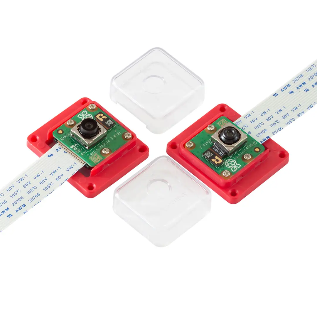 Raspberry Pi 3 Model B 2台　カメラ　rev2.2 Raspberry Pi Camera V1 / V2 Kamera Modülü 3 için Arducam Akrilik