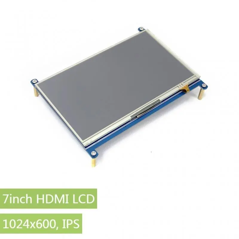 Raspberry Pi 7'' 1024x600 HDMI Dokunmatik IPS LCD Ekran