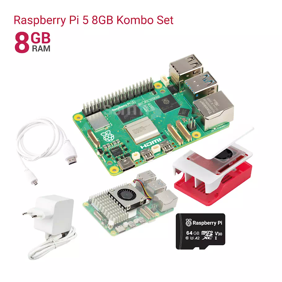 Raspberry Pi 5 8GBのセット Raspberry Pi 5 8GB Kombo Set | SAMM Market