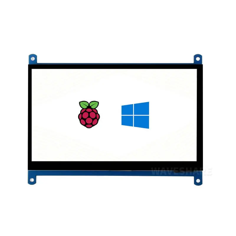 Raspberry Pi 7 inç 1024 x 600 HDMI Kapasitif Dokunmatik IPS LCD (C ...