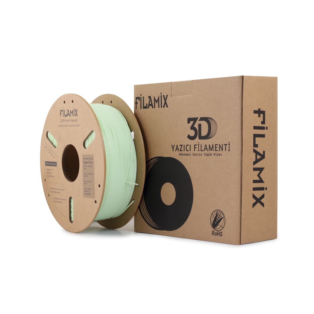 Filamix Hyper Speed Pla+ Filament Açık Nane Yeşil 1.75mm 1Kg