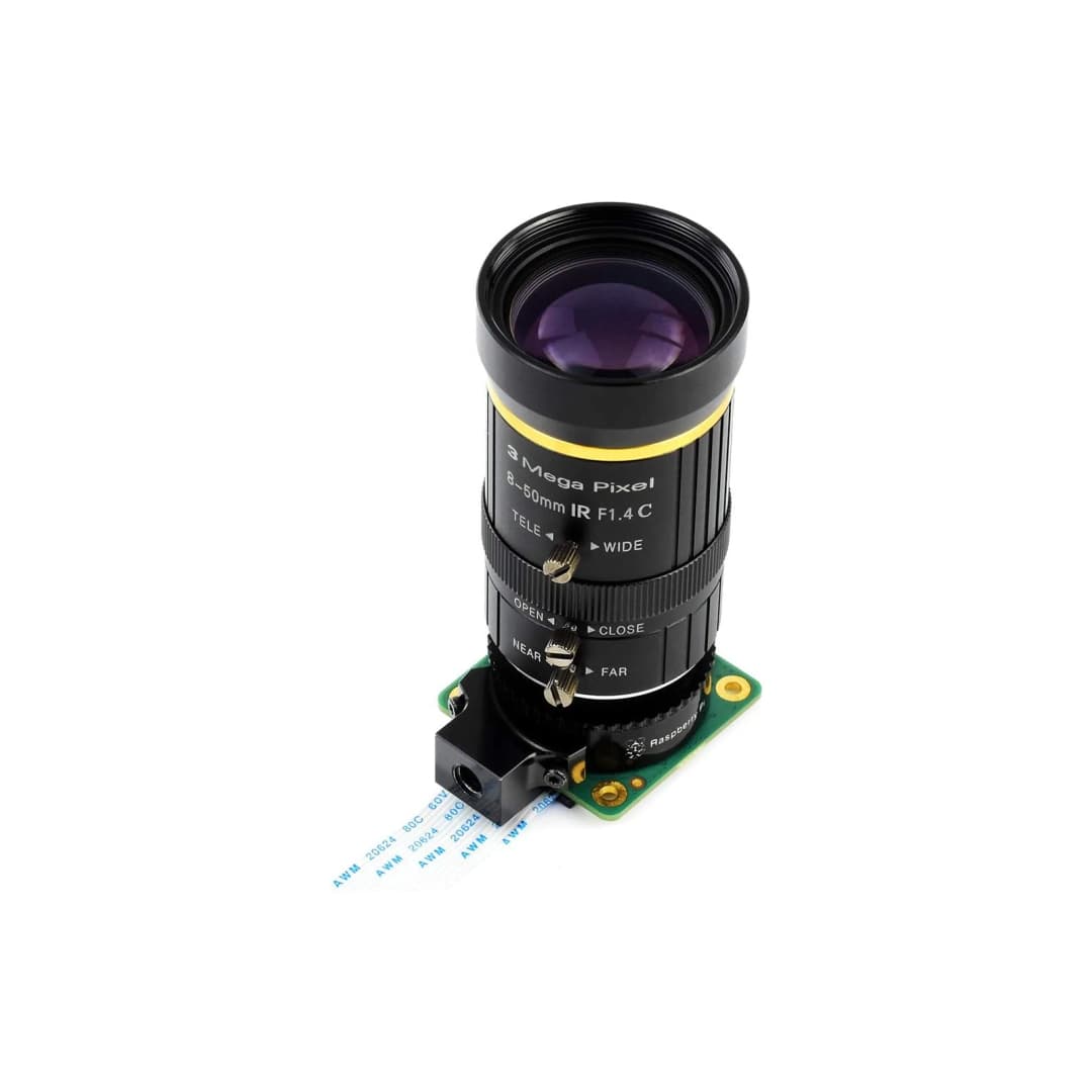 Raspberry Pi HQ Kamera için C-Mount 8-50mm Zoom Lens Satın Al