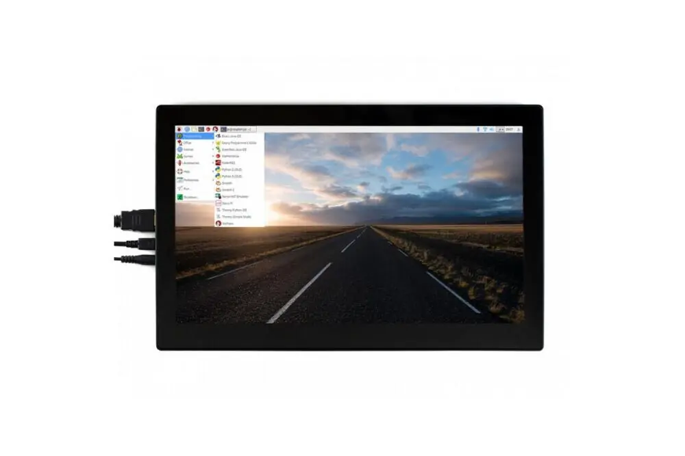 Raspberry Pi 13.3 inç 1920 x 1080 HDMI Dokunmatik IPS LCD(H) Ekran Koruma Kasalı V2