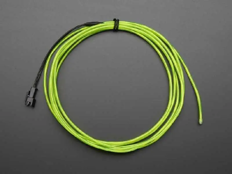 El Wire Şerit Led Yeşil 2,5 m