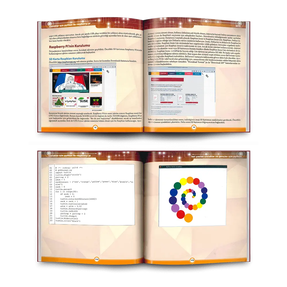 Çocuklar İçin Raspberry Pi ve Python ile Programlama Kitabı