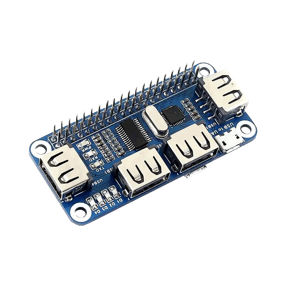 Waveshare 4 Port USB HUB HAT