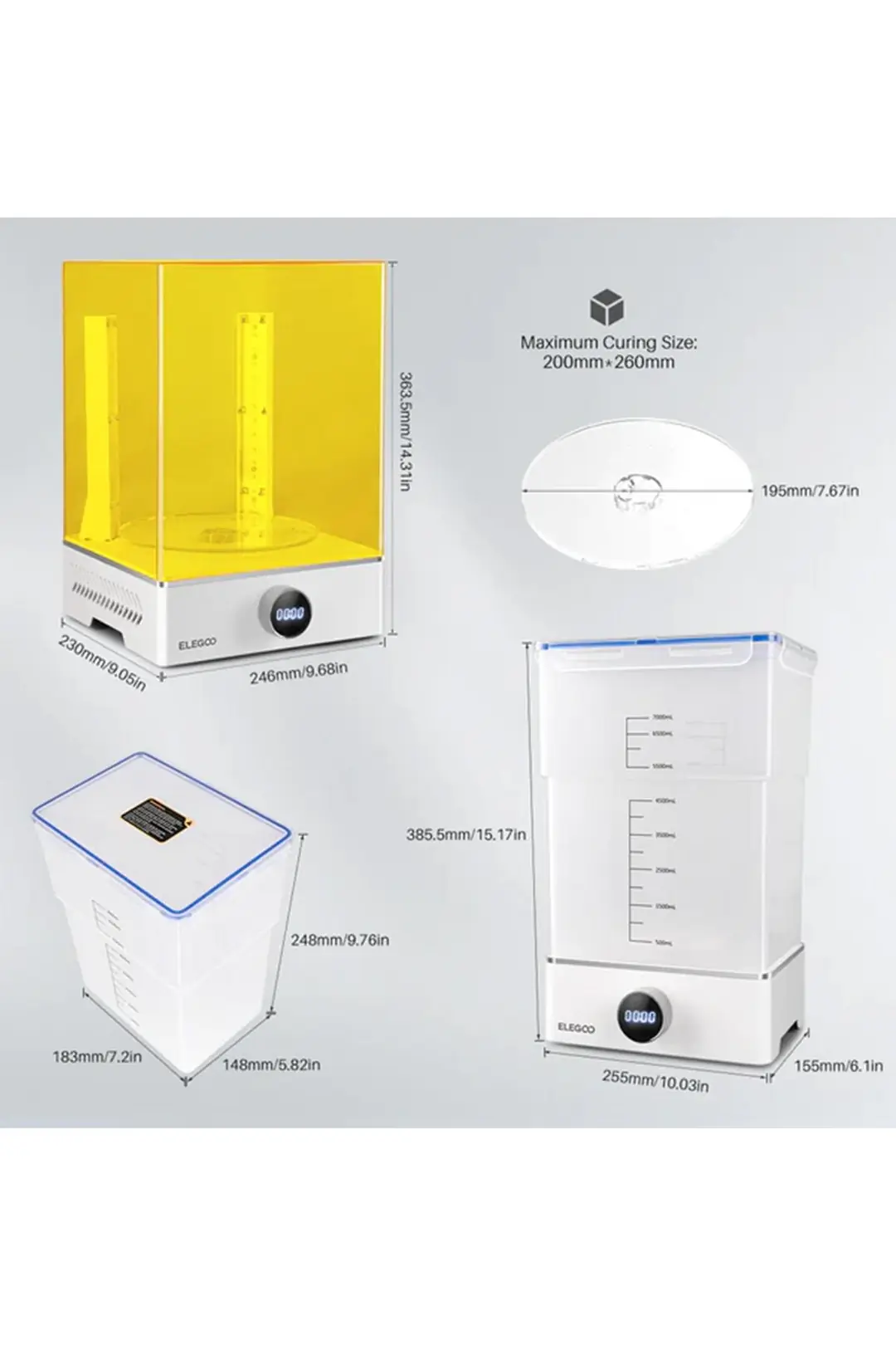 ELEGOO Mercury XS Paket Yıkama ve Kürleme Makinesi | SAMM Market