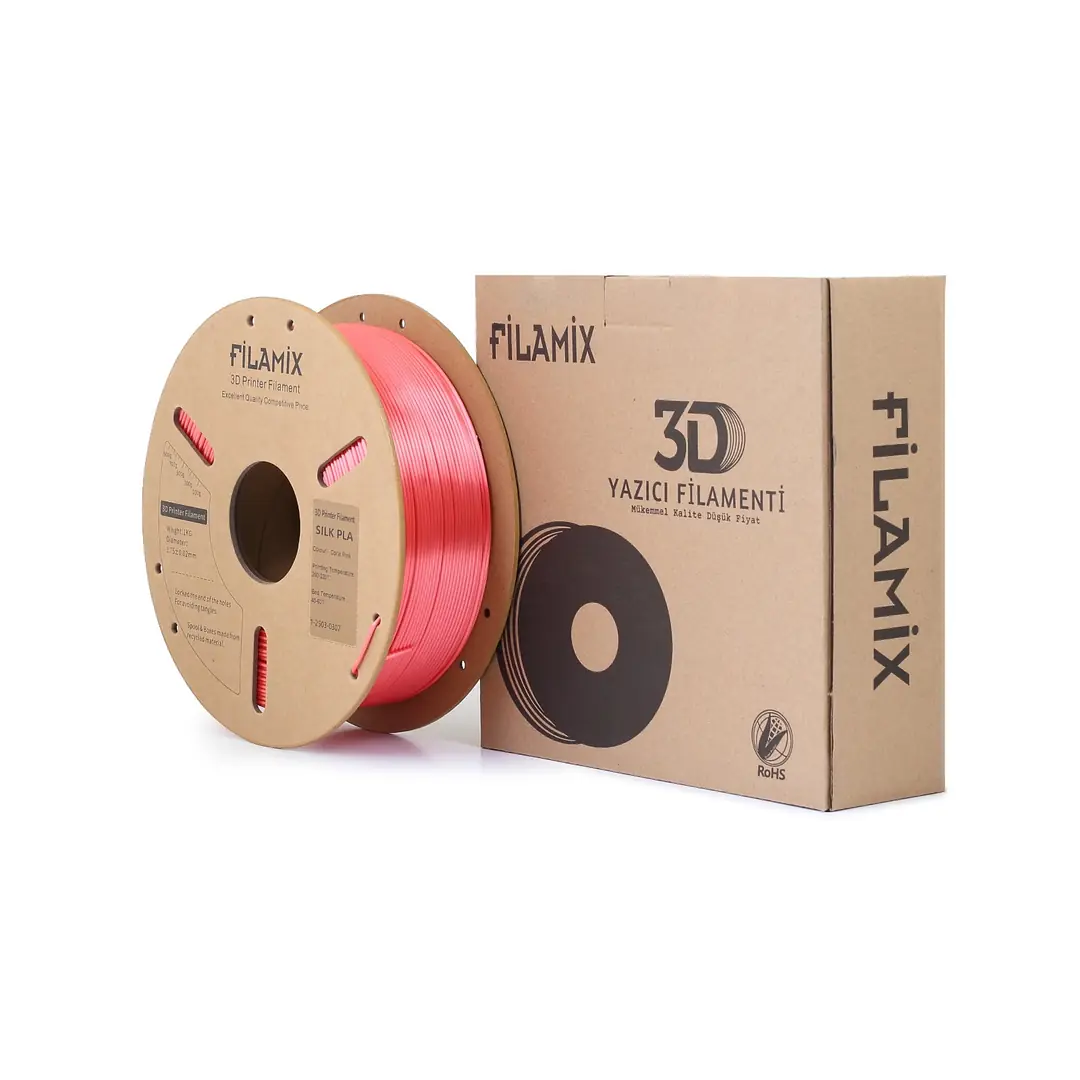Filamix Silk PLA 1.75mm 1kg Pembe