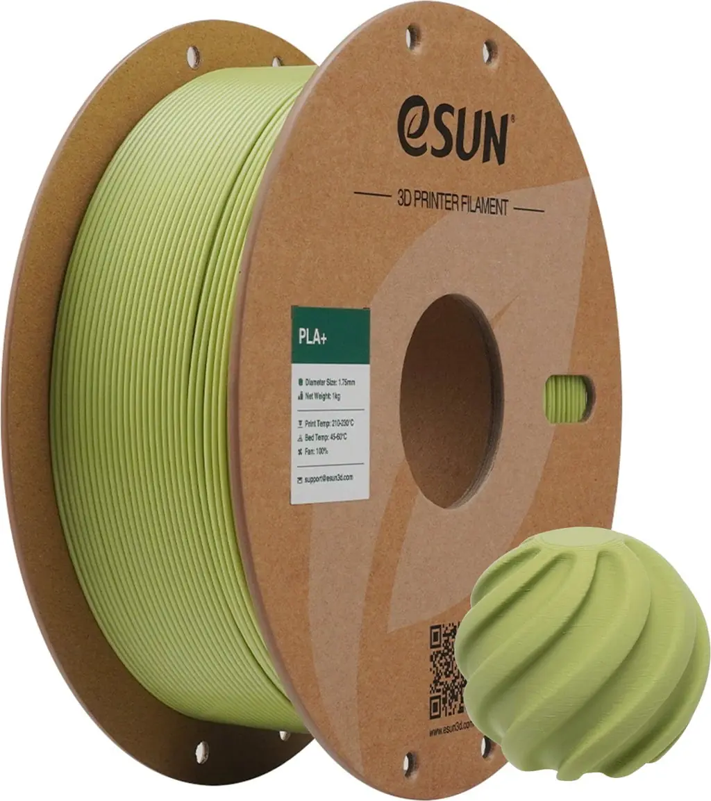 eSUN Matte PLA+ 1.75mm 1kg Yeşil