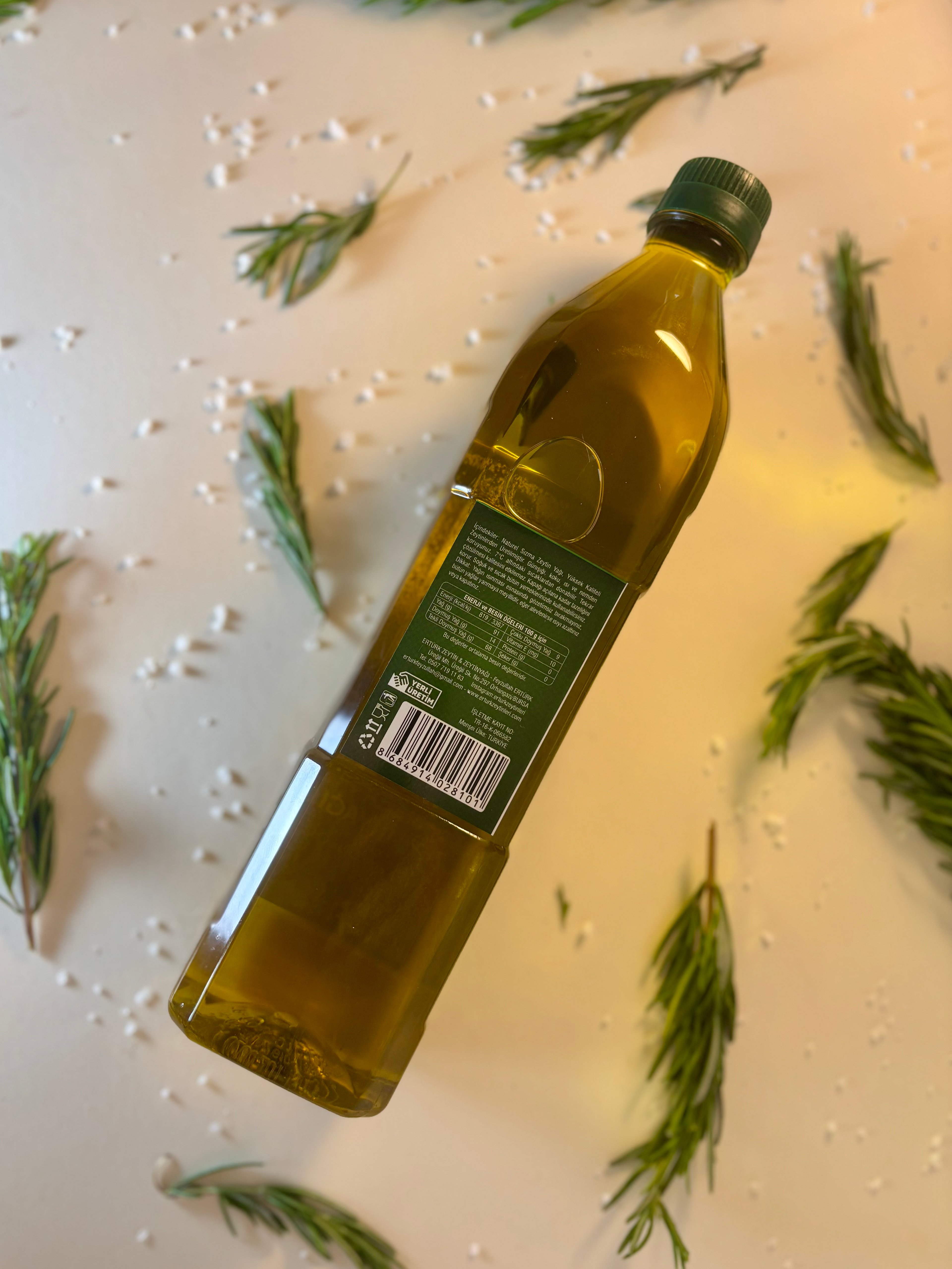 Naturel Sızma Zeytinyağı 1 Litre Soğuk Sıkım Filtresiz