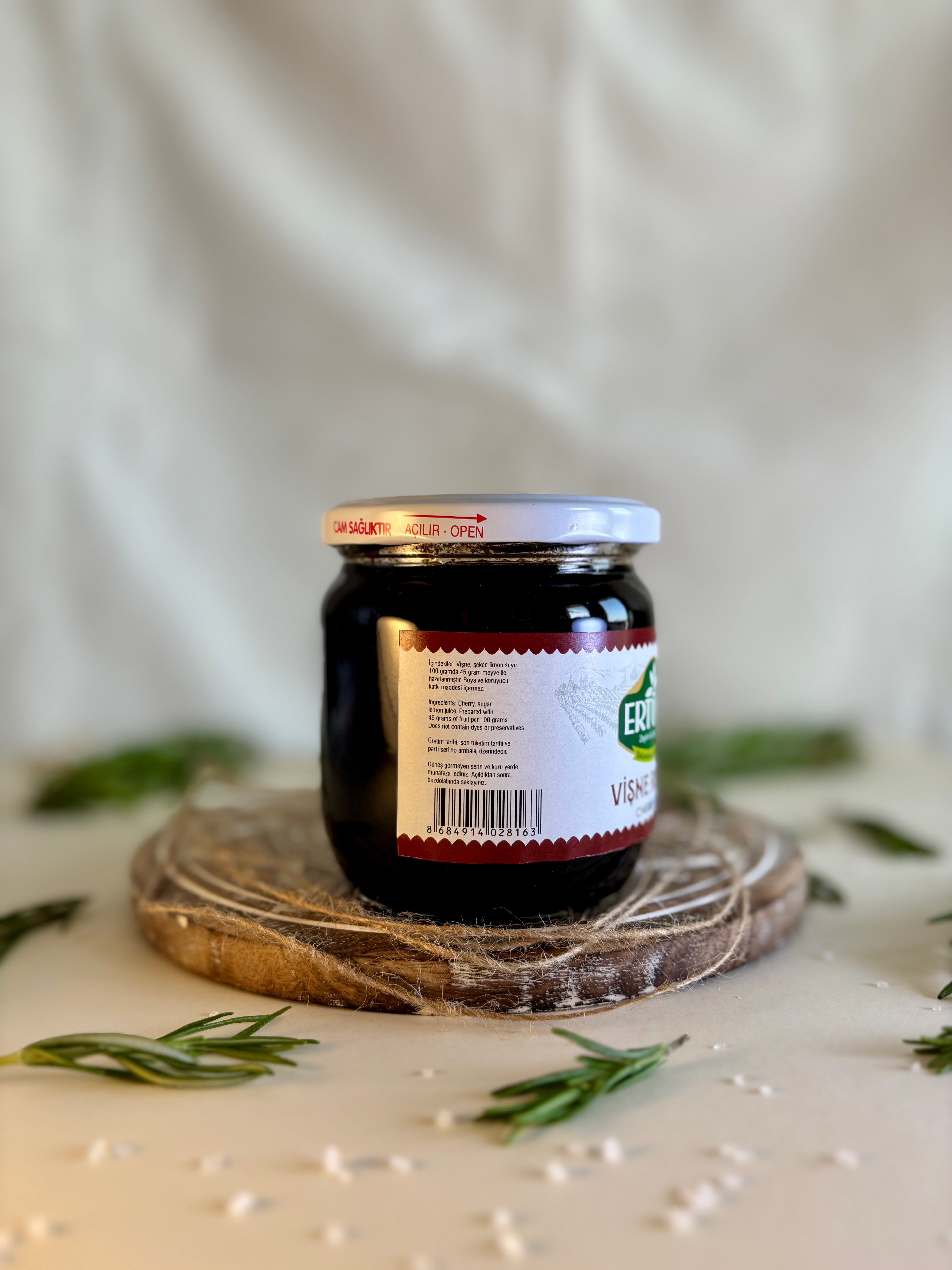 Vişne Reçeli (ÇEKİRDEKSİZ) 425 cc (475 gr) %100 Ev Yapımı