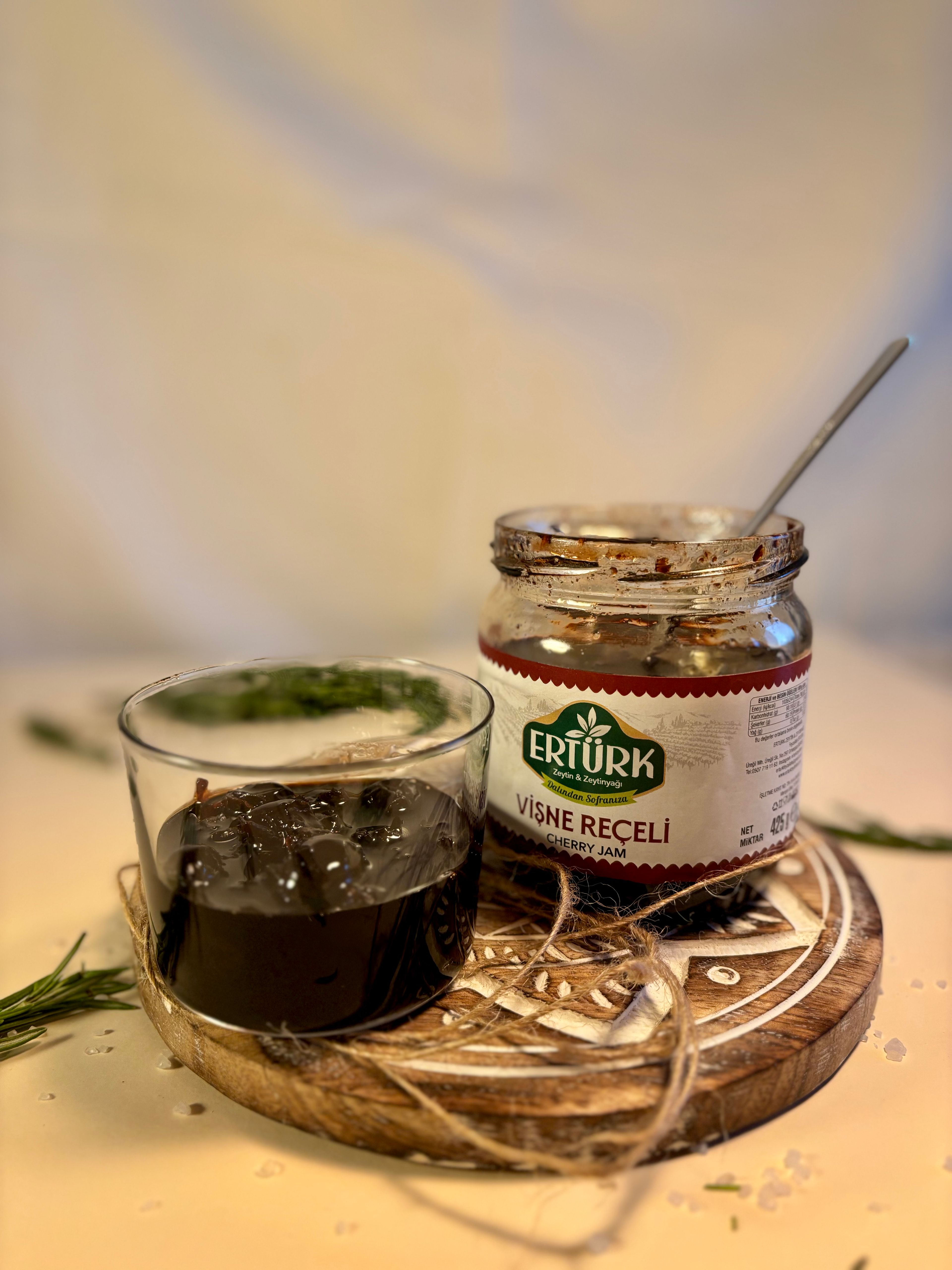 Vişne Reçeli (ÇEKİRDEKSİZ) 425 cc (475 gr) %100 Ev Yapımı