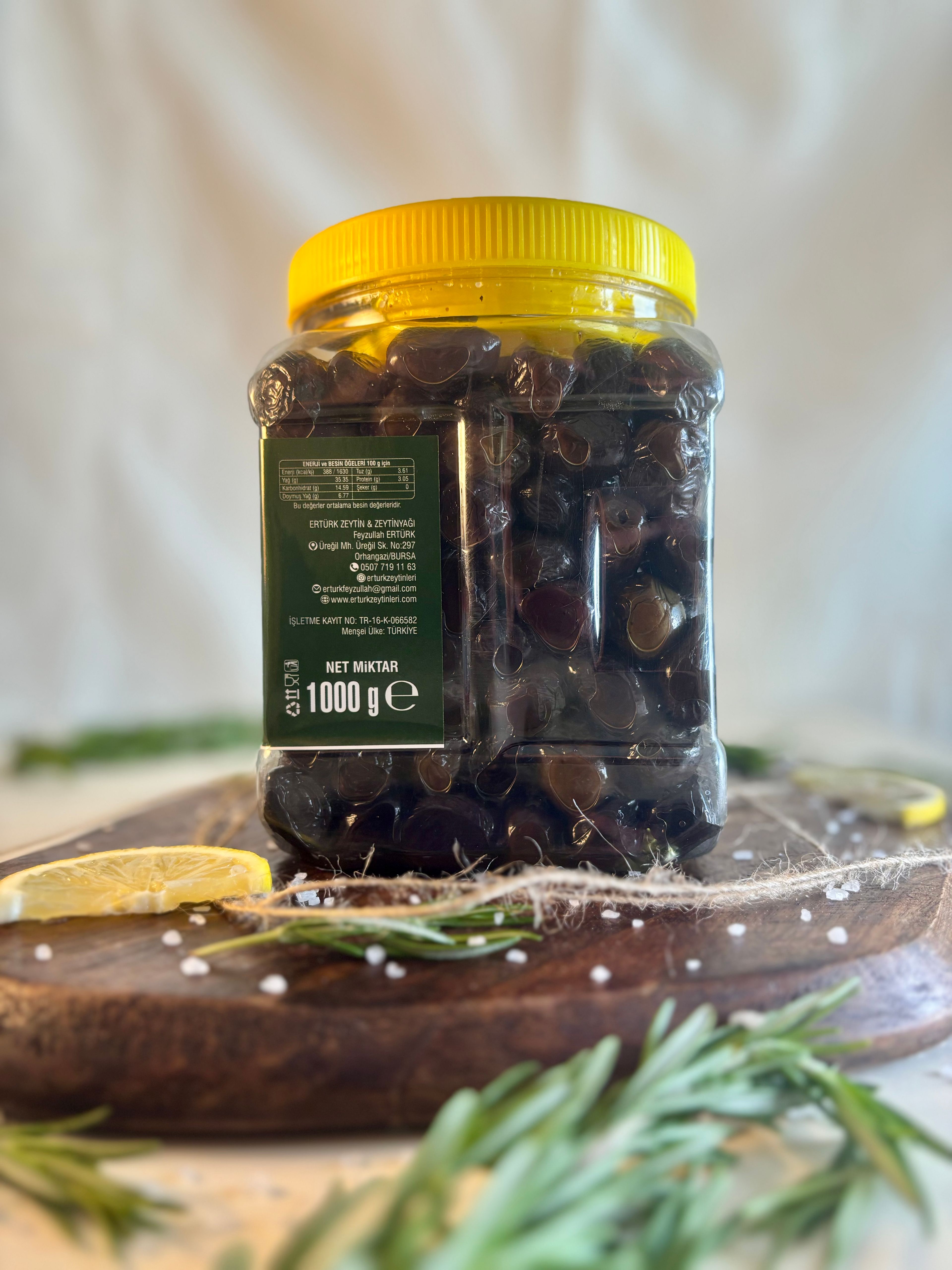 Star (231-260) Az Tuzlu Taş Baskı Siyah Zeytin 1 Kg