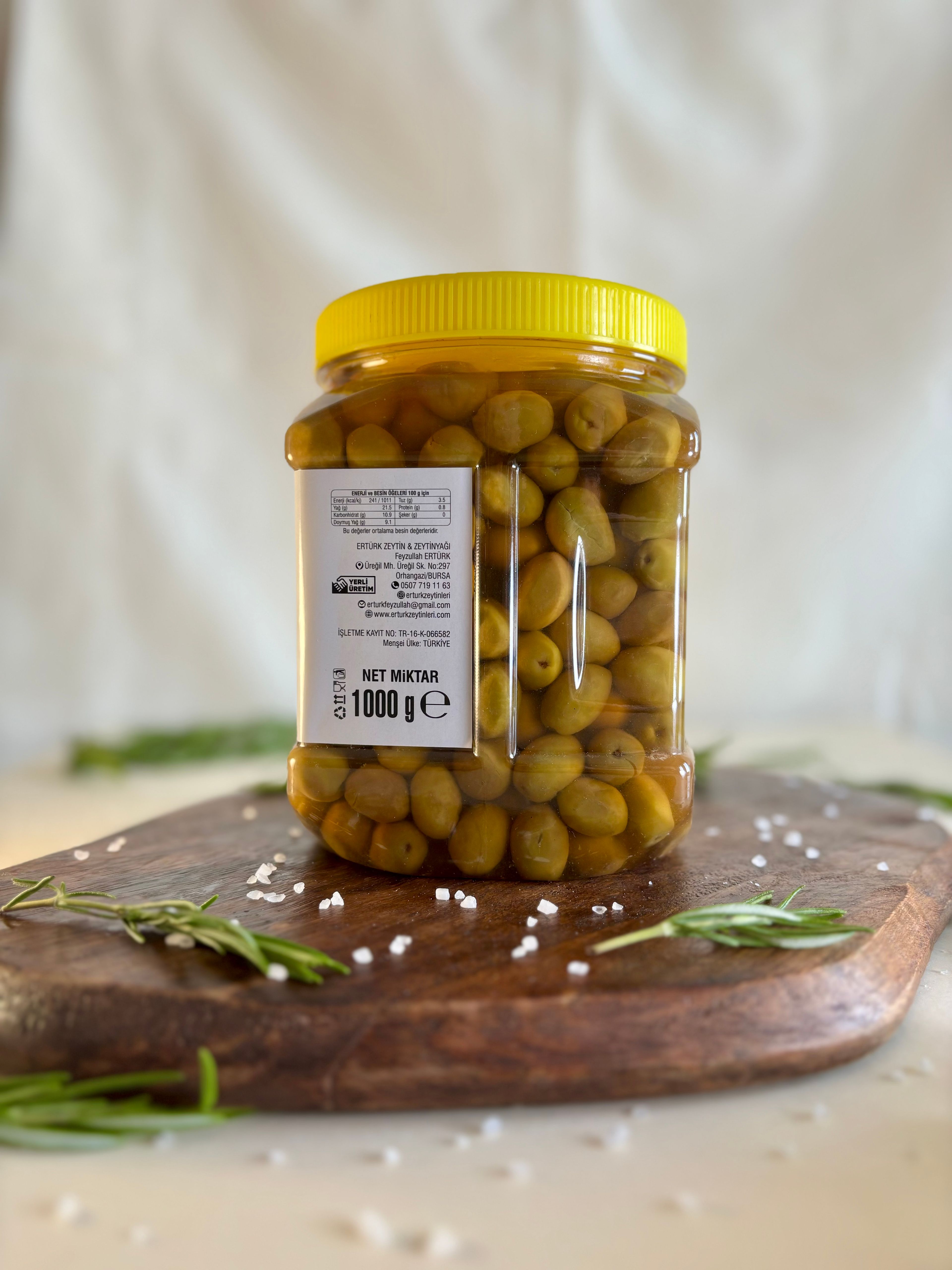 Kırma Yeşil Zeytin 1 kg