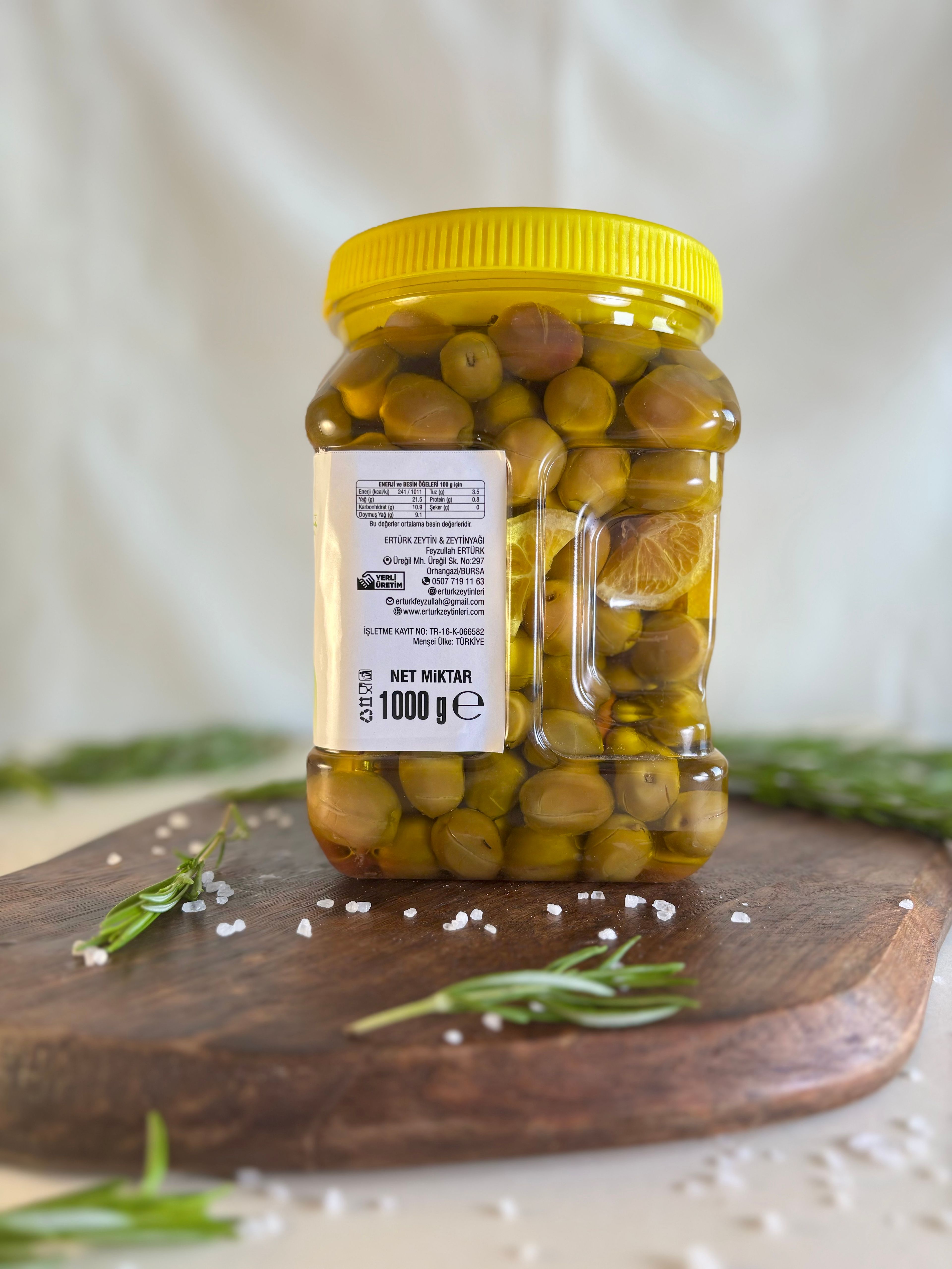 Yeşil Çizik Zeytin (Zeytinyağlı) 1 kg