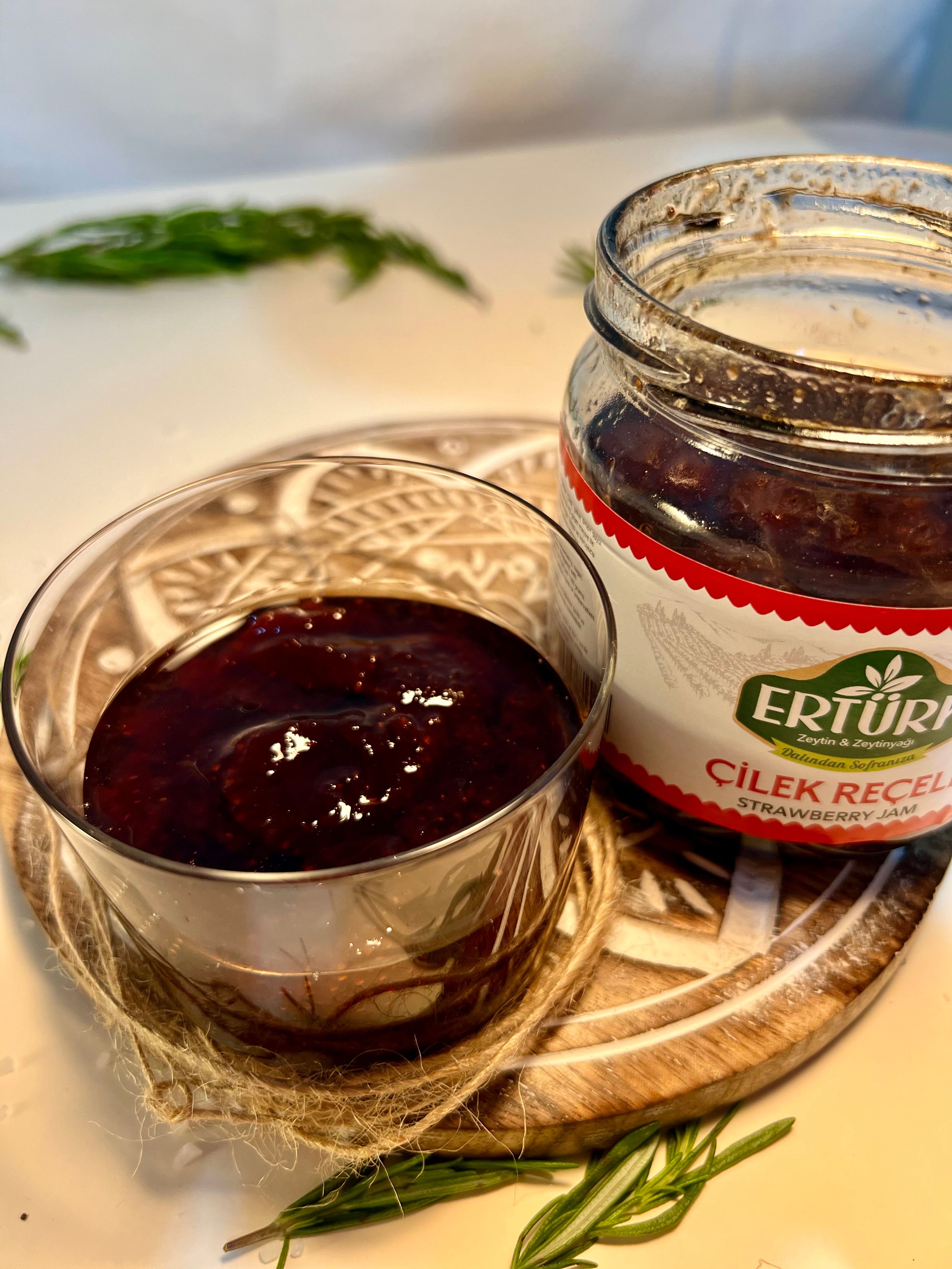 Çilek Reçeli 425 cc (475 gr) %100 Ev Yapımı