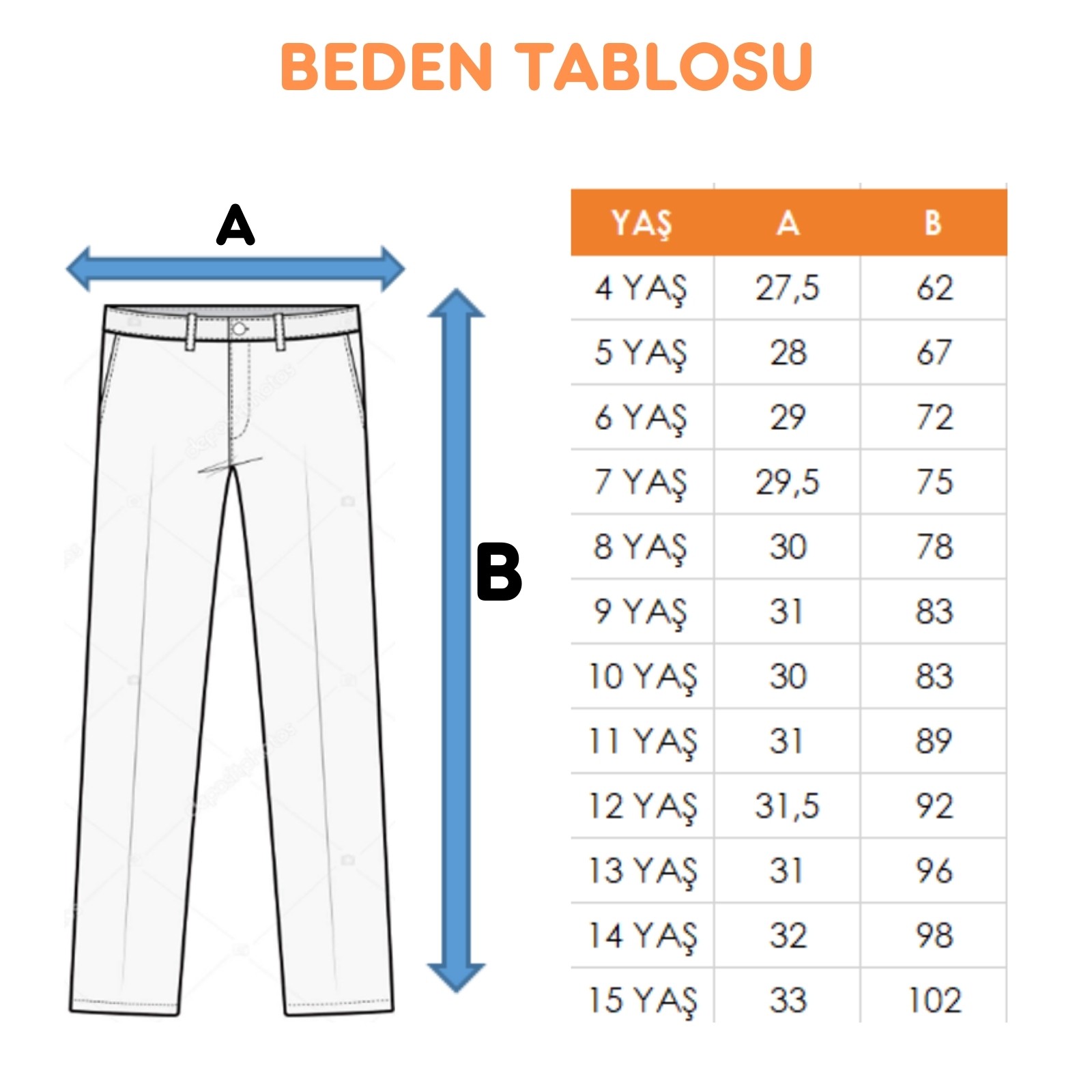 Kız Çocuk Diz Parçalı Kot Pantolon 2189