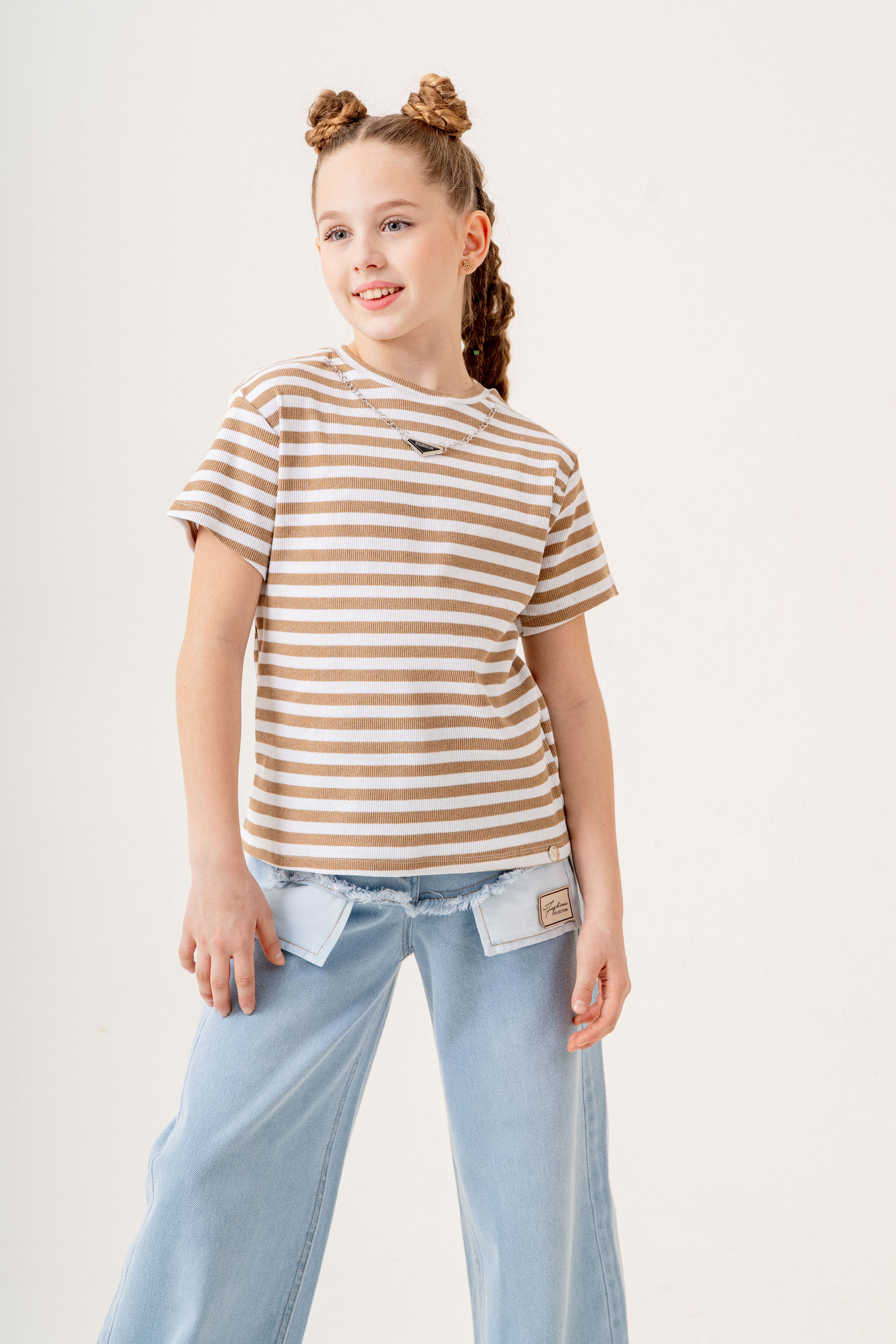 Kız Çocuk Askılı Badi T-Shirt 1734