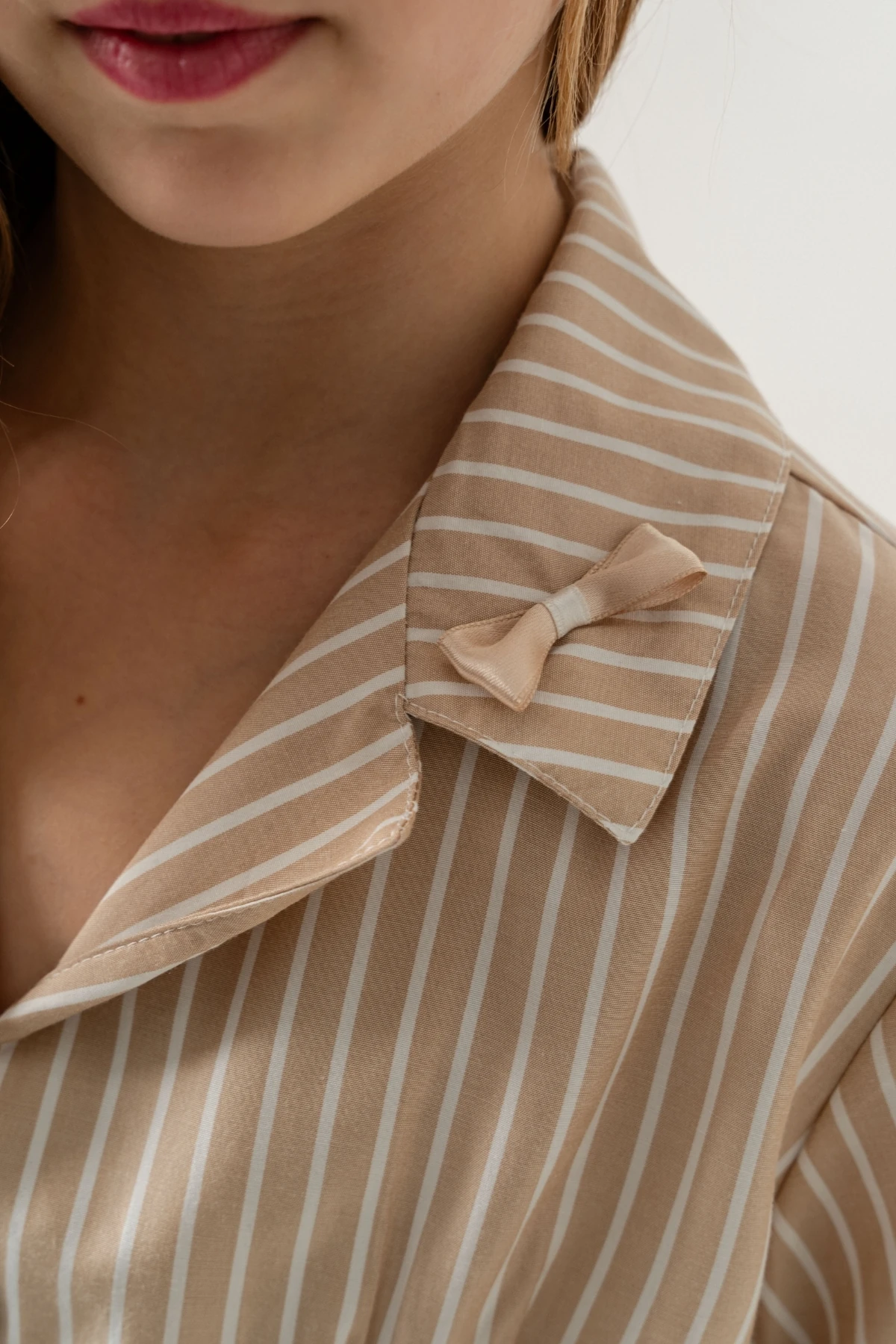 Kız Çocuk Beden Pileli Gömlek 3151