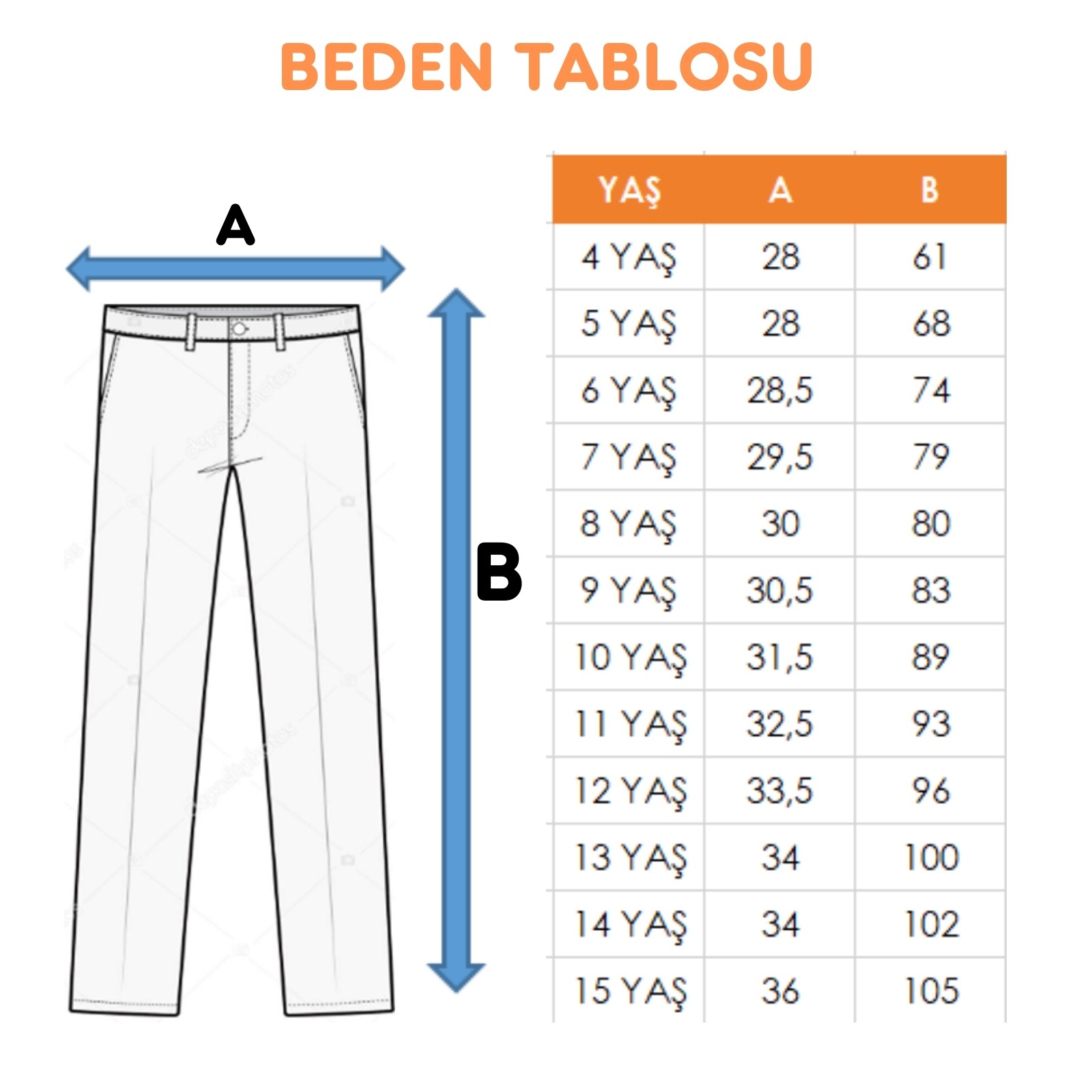 Kız Çocuk İspanyol Kot Pantolon 2190