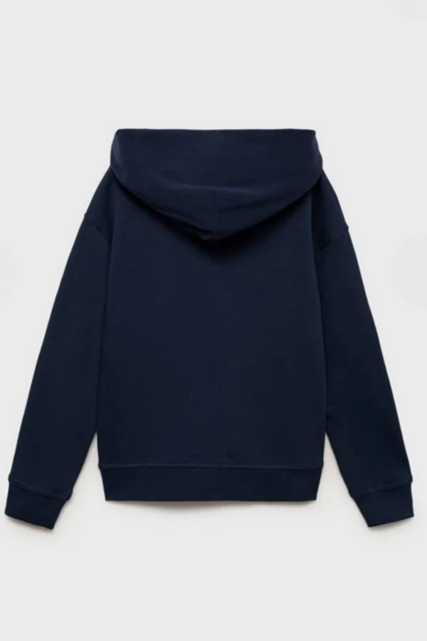 Kız Çocuk Basic Fermuarlı Kapüşonlu Okul Sweatshırt G2025-3-2