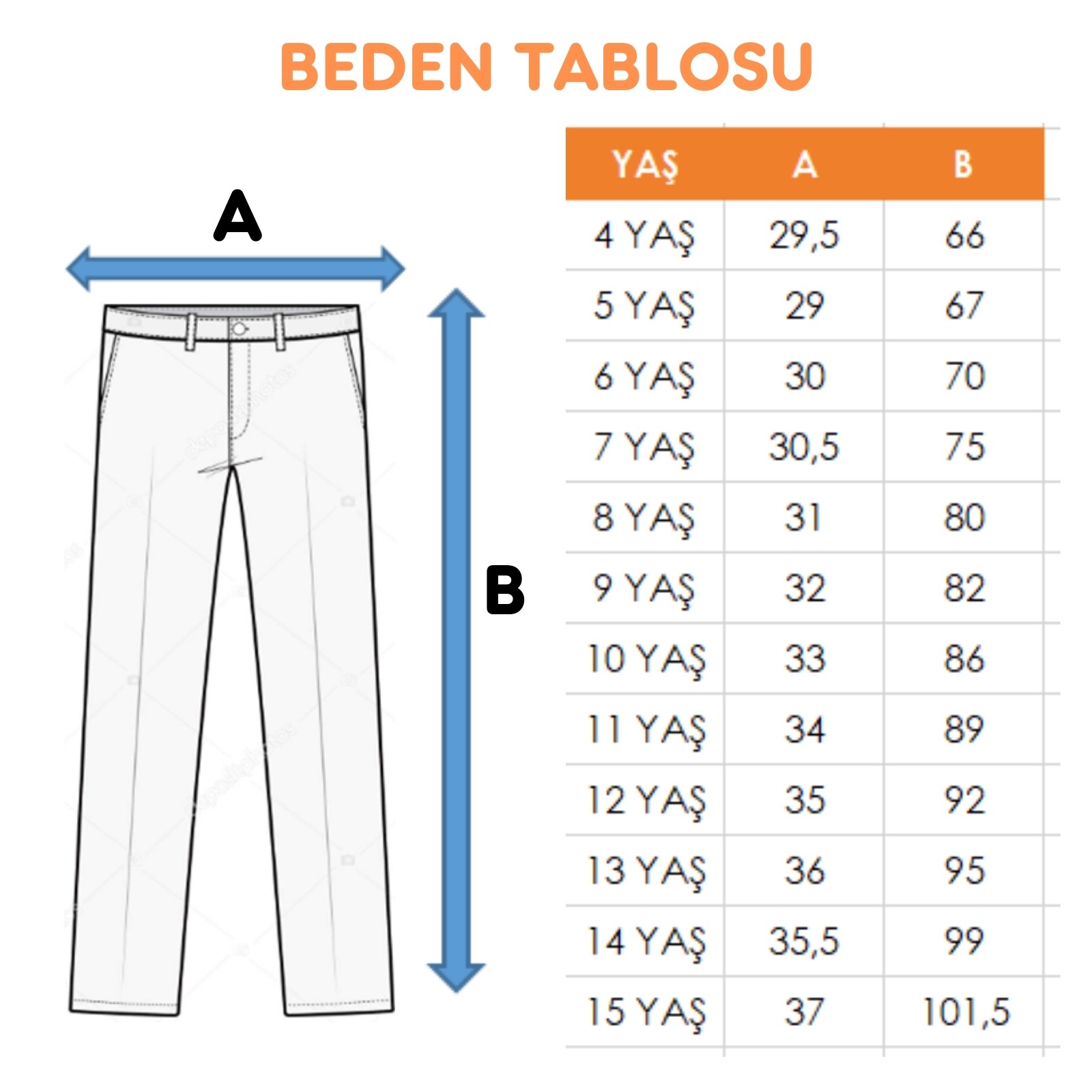 Kız Çocuk Sol Paçalı Kot Pantolon 2202
